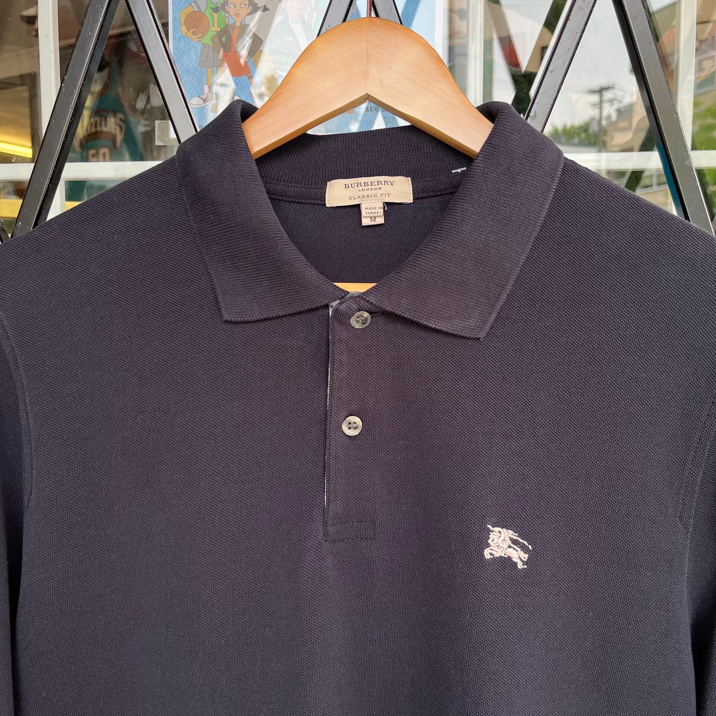 Burberry Collared Long Sleeve - Size M