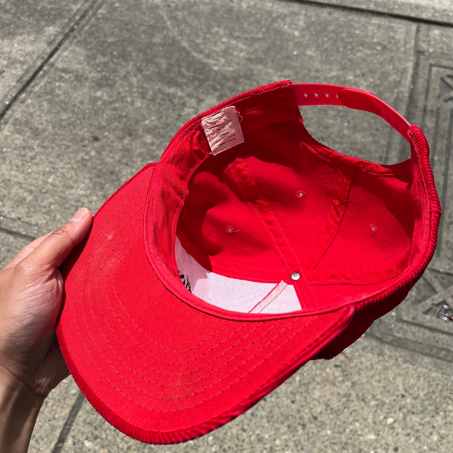 1980’s Coca Cola Corduroy Snapback