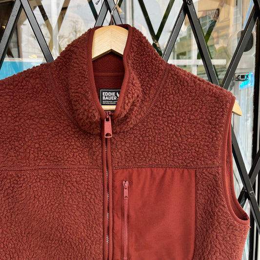 Eddie Bauer Sherpa Vest - Size Women’s M