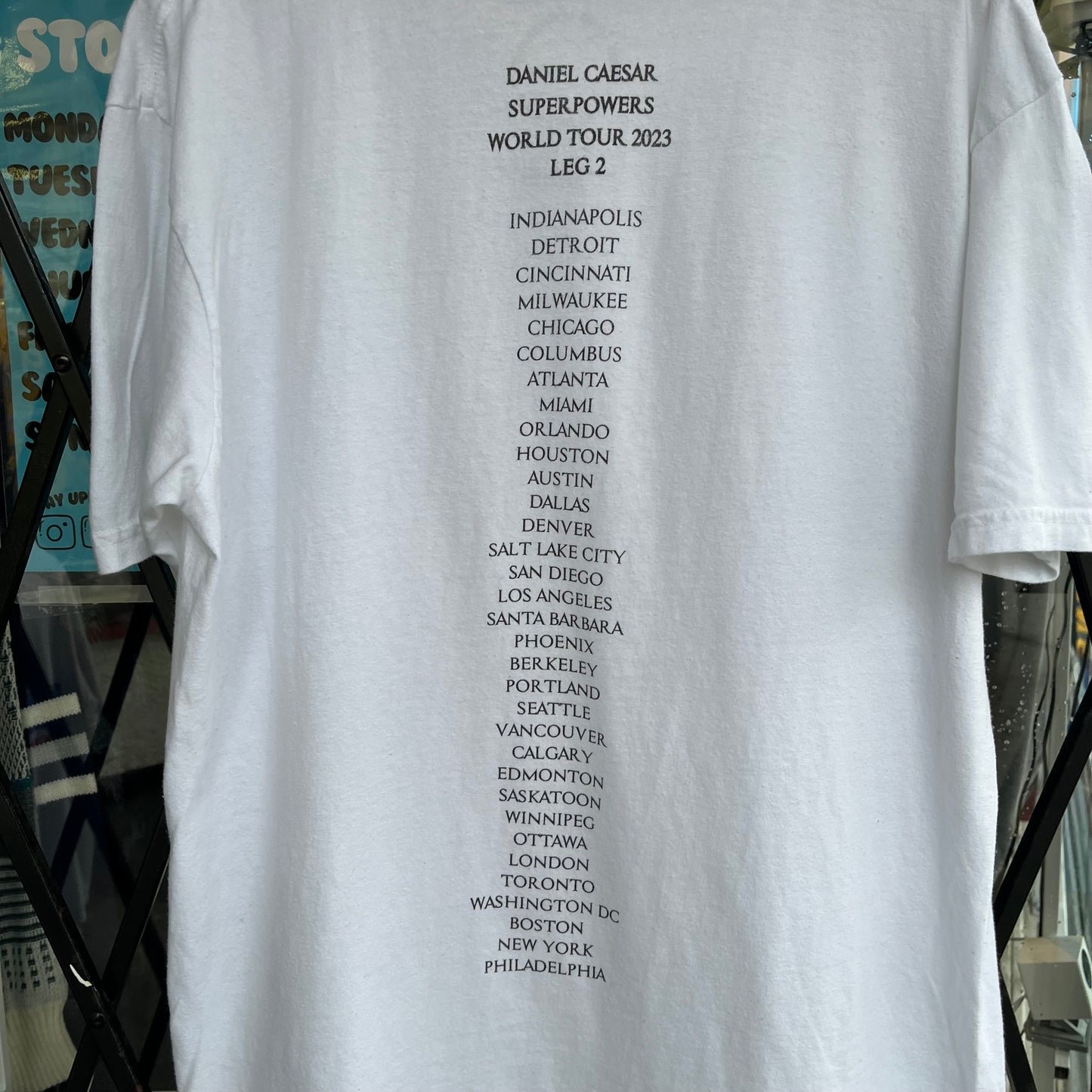 2023 Daniel Caesar Tour Tee - Size L