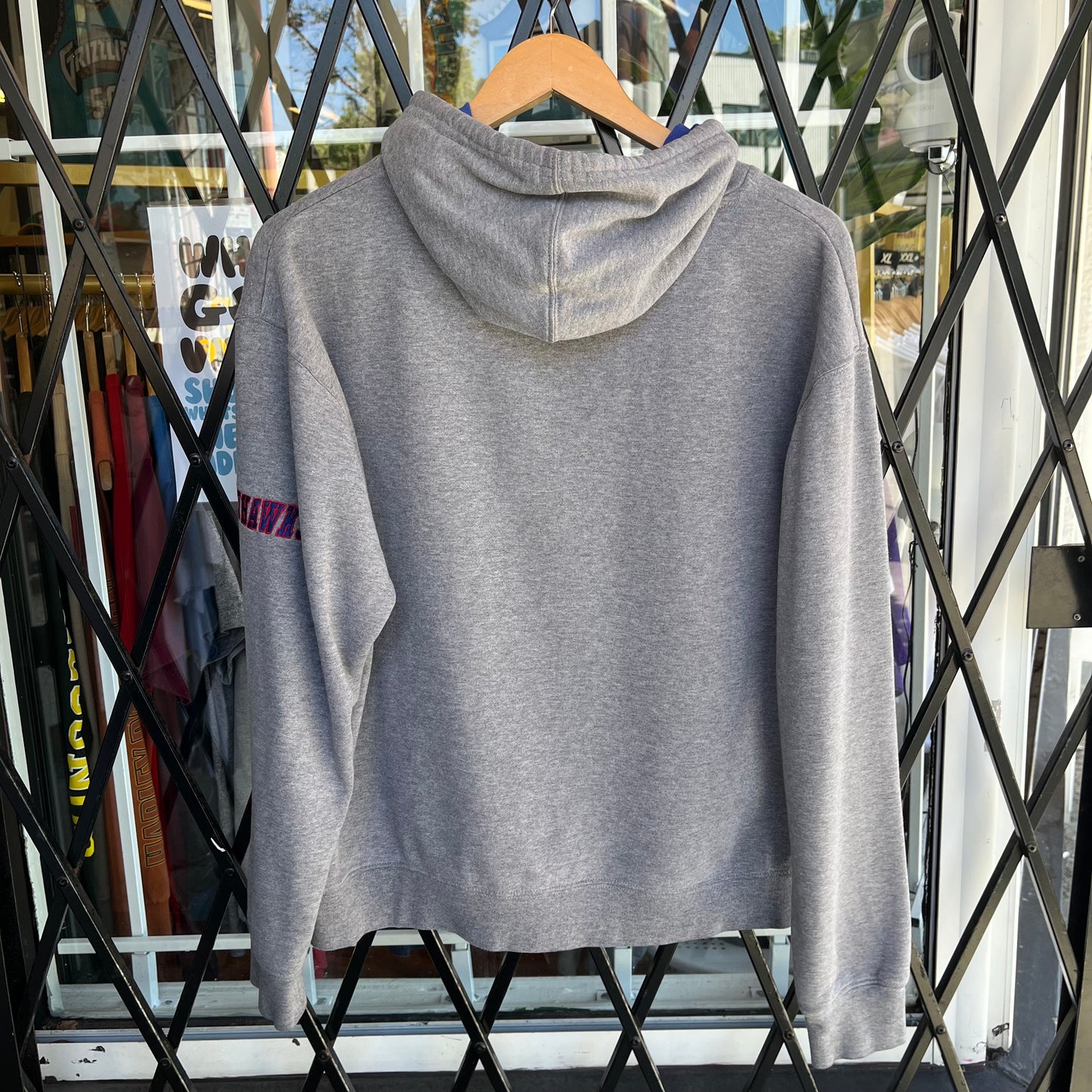 Vintage Kansas University Jayhawks Hoodie - Size L