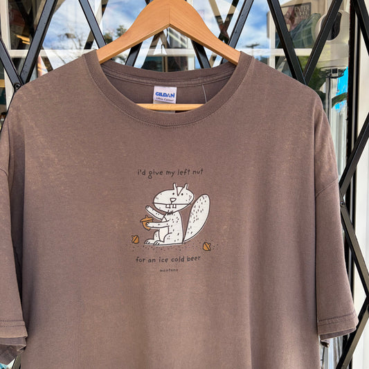 Squirrel Left Nut Parody Tee - Size XXL