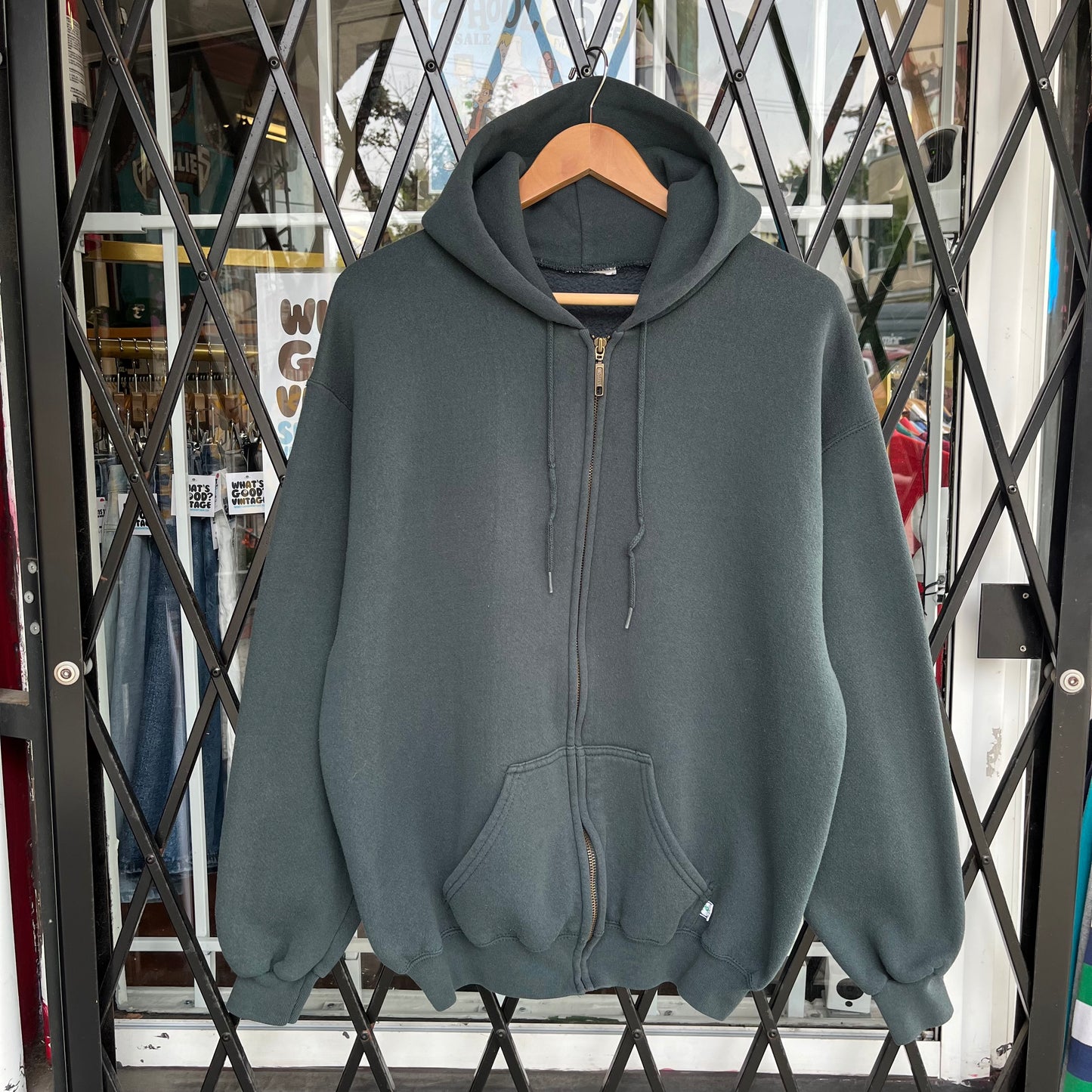1980’s Discus Blank Hoodie - Size L