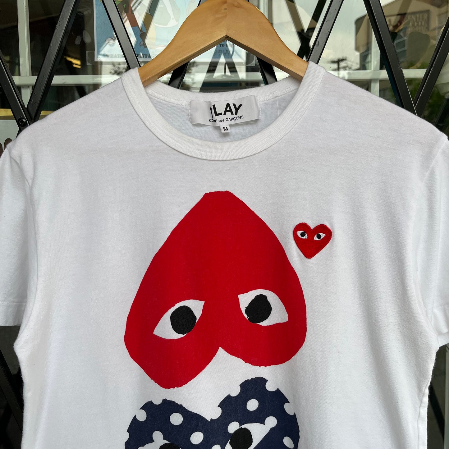 CDG PLAY Tee - Size M