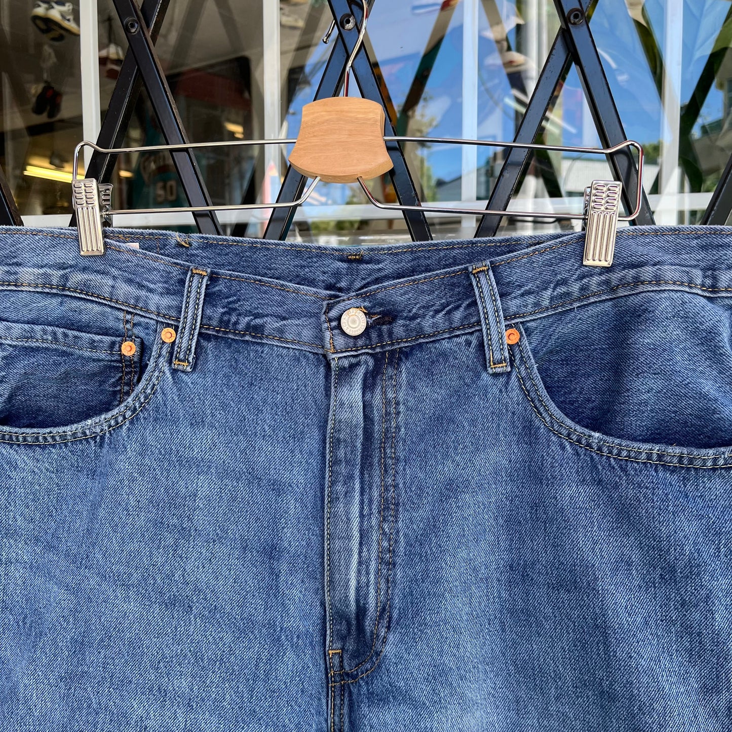Levi’s Big E Baggy Denim Shorts - Size 38W