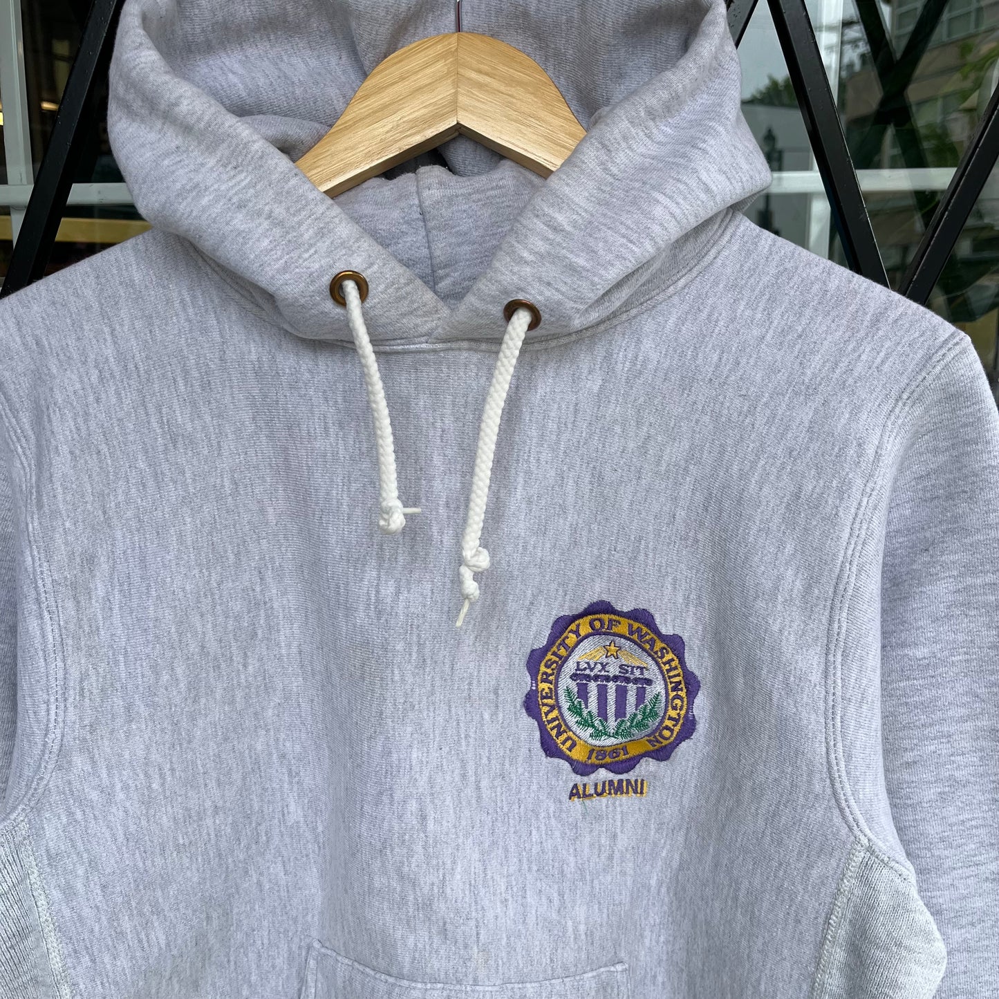 Vintage Washington Huskies Alumni Heavyweight Hoodie - Size M