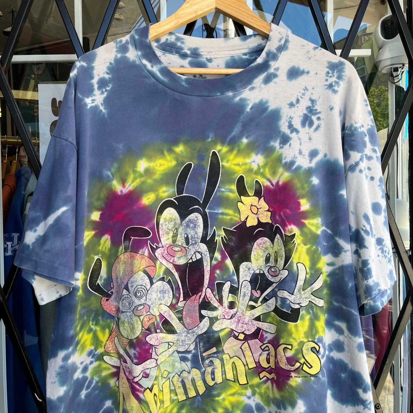 1994 Animaniacs Tie Dye Tee - Size XL