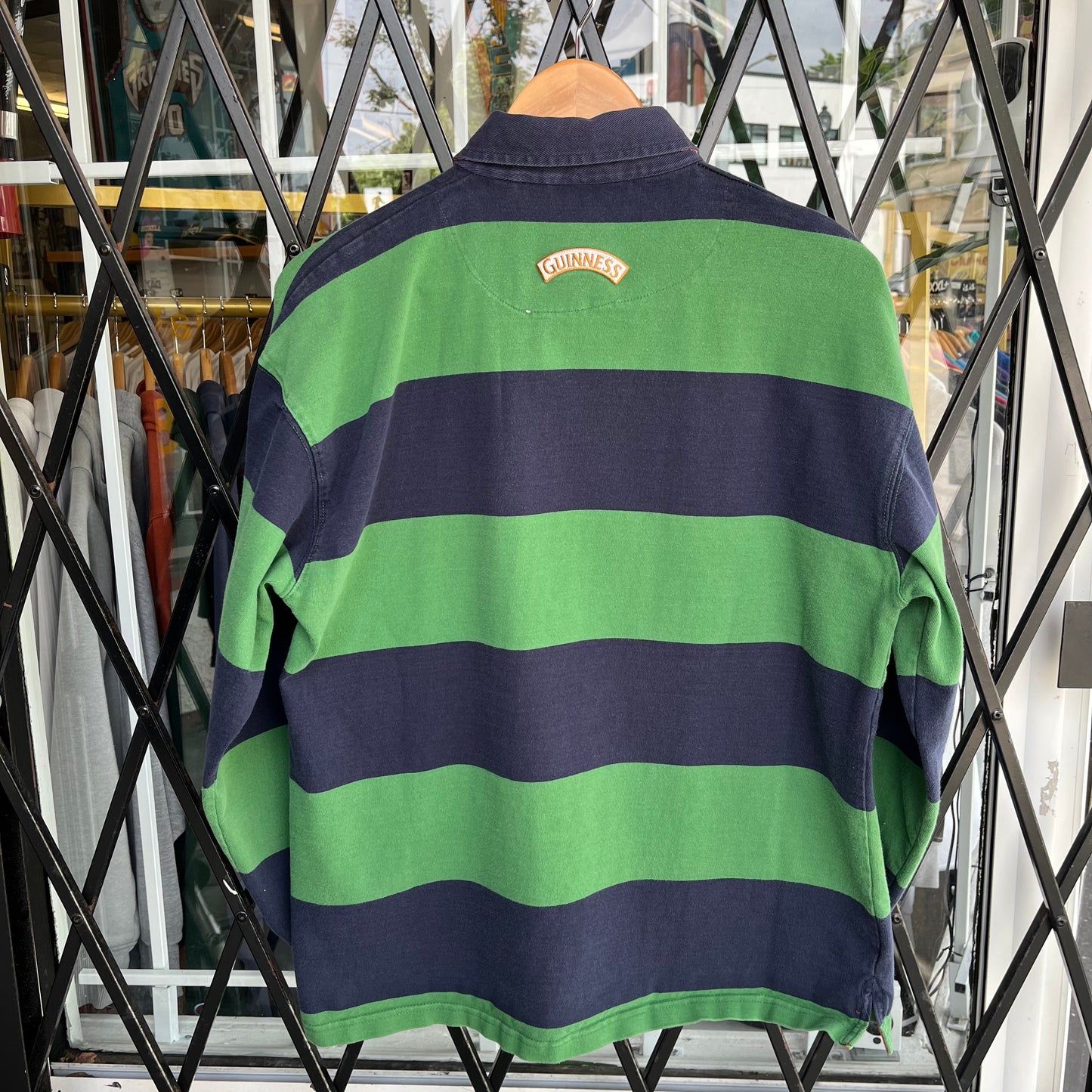 Guinness Long Sleeve Rugby Shirt - Size M