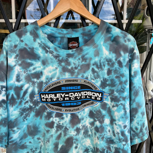 2003 Harley Davidson Yukon Tie Dye Tee - Size XL