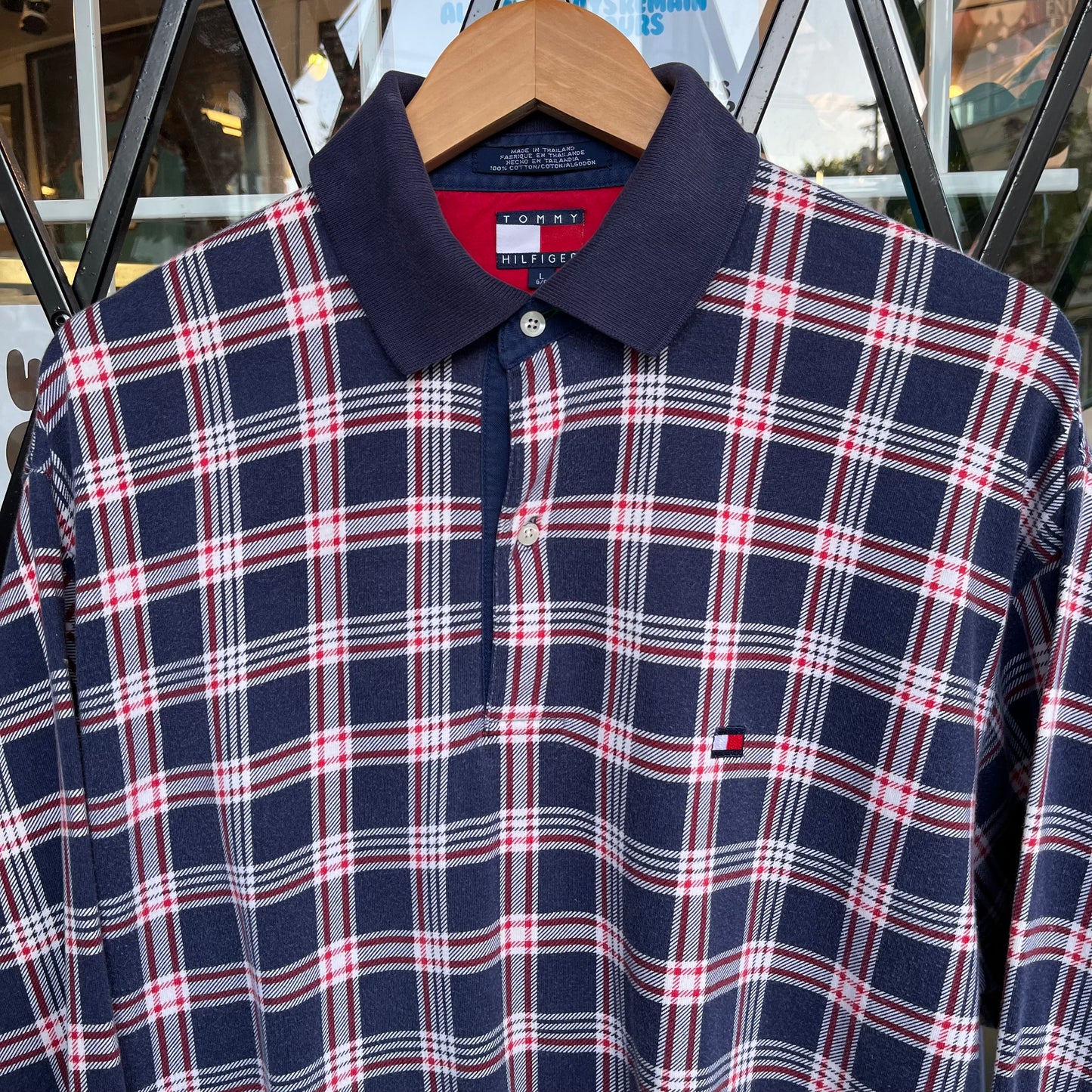 Vintage Tommy Long Sleeve Shirt - Size L