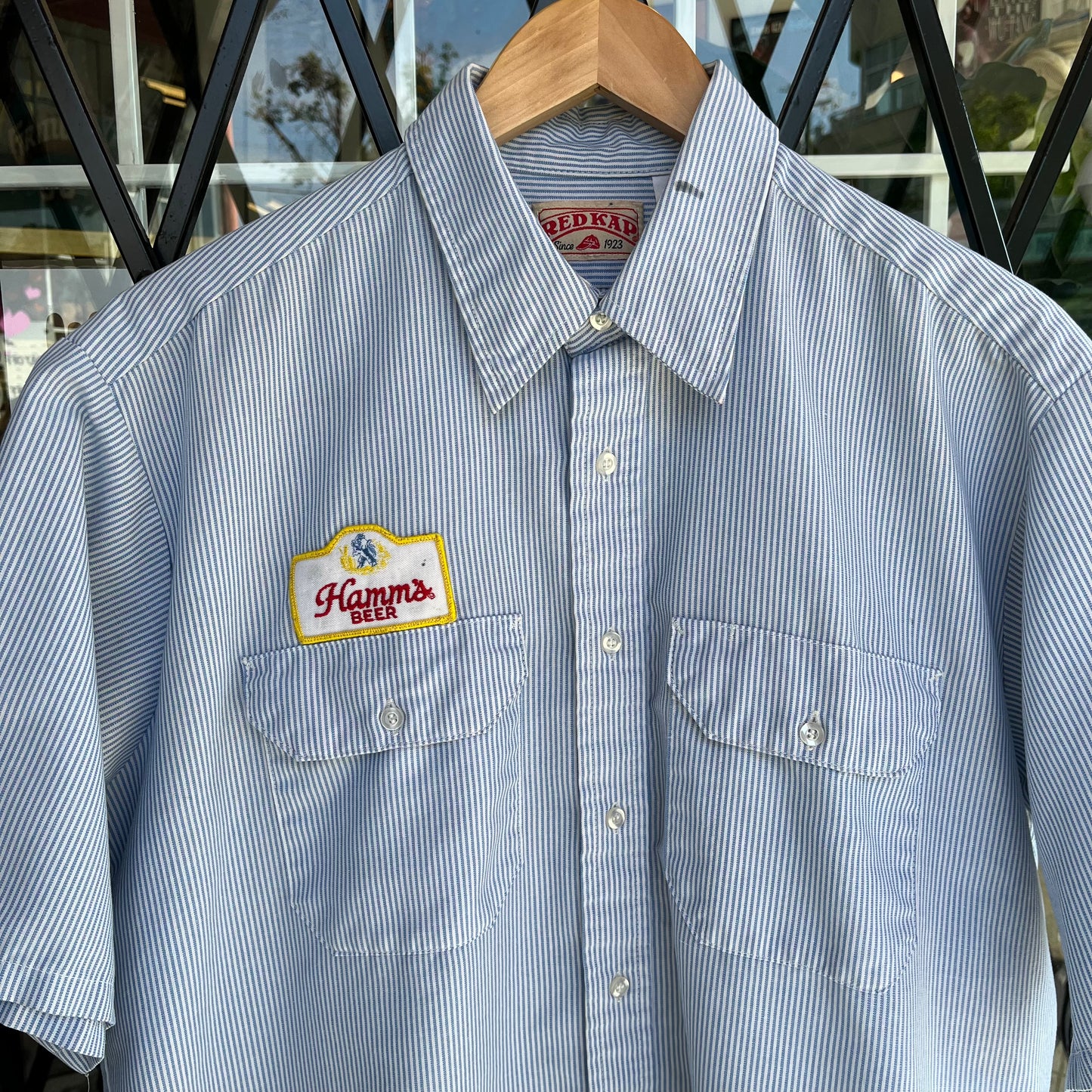 Vintage Hamm’s Beer Button Up Shirt - Size XL