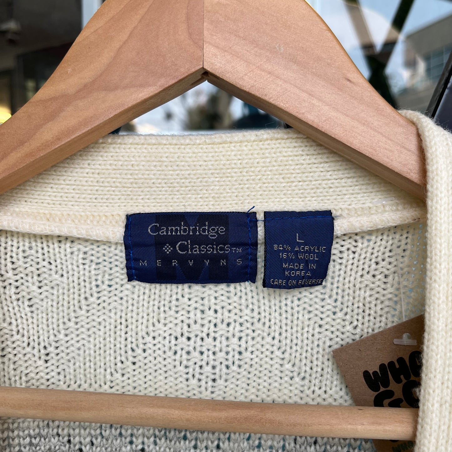 Vintage Mervyns Knit Cardigan - Size L