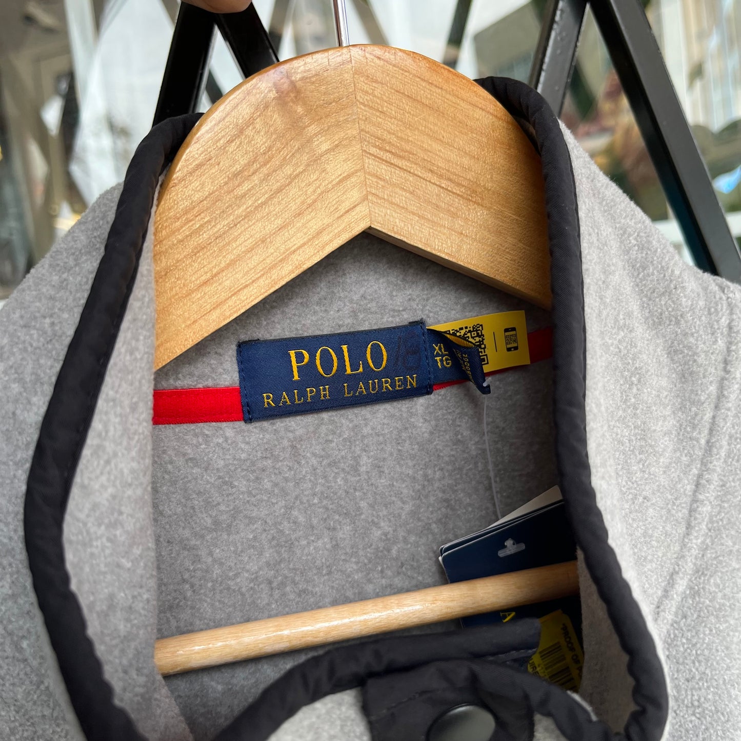 Brand New Polo Ralph Lauren Snap Fleece Sweater - Size XL
