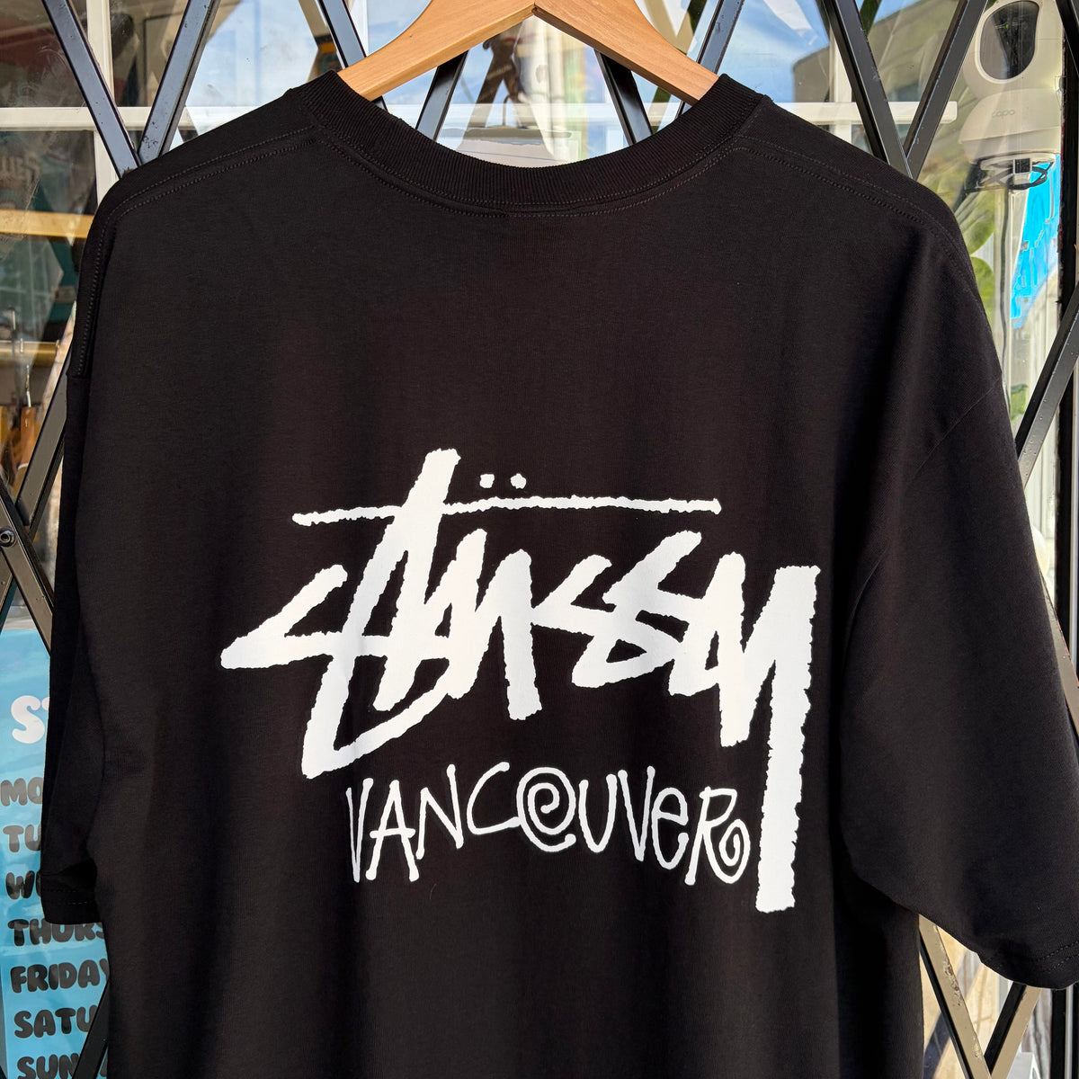 Stussy Vancouver Stock Tee Black - Size XL