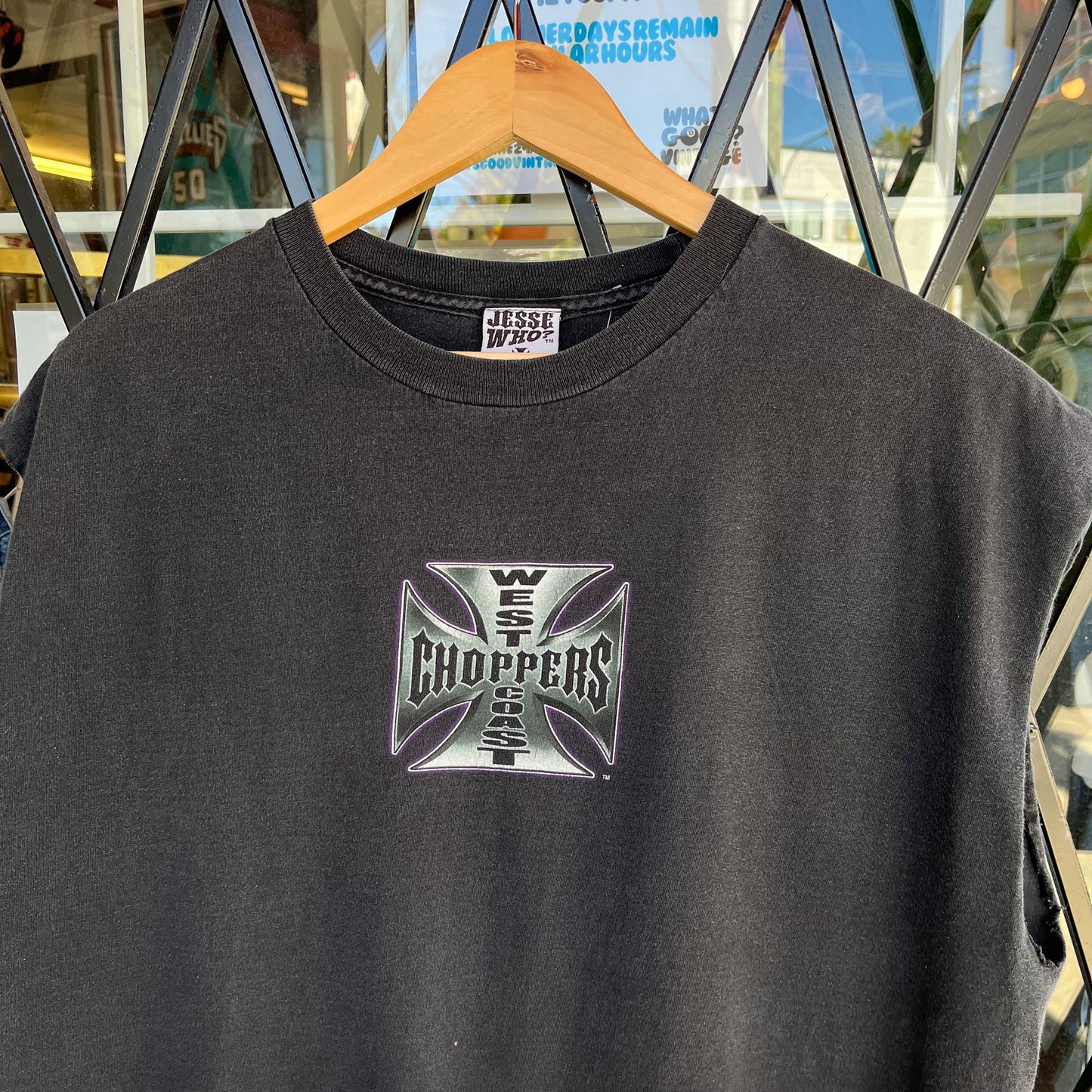 Vintage West Coast Choppers Cut Off Tee - Size XL