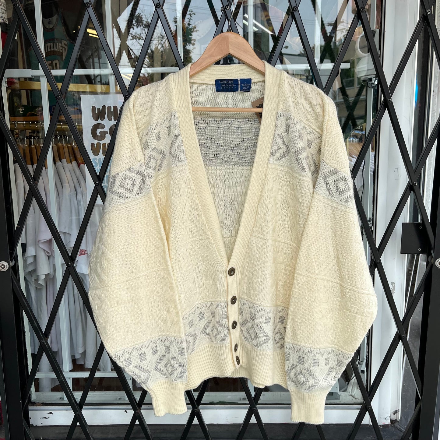 Vintage Mervyns Knit Cardigan - Size L