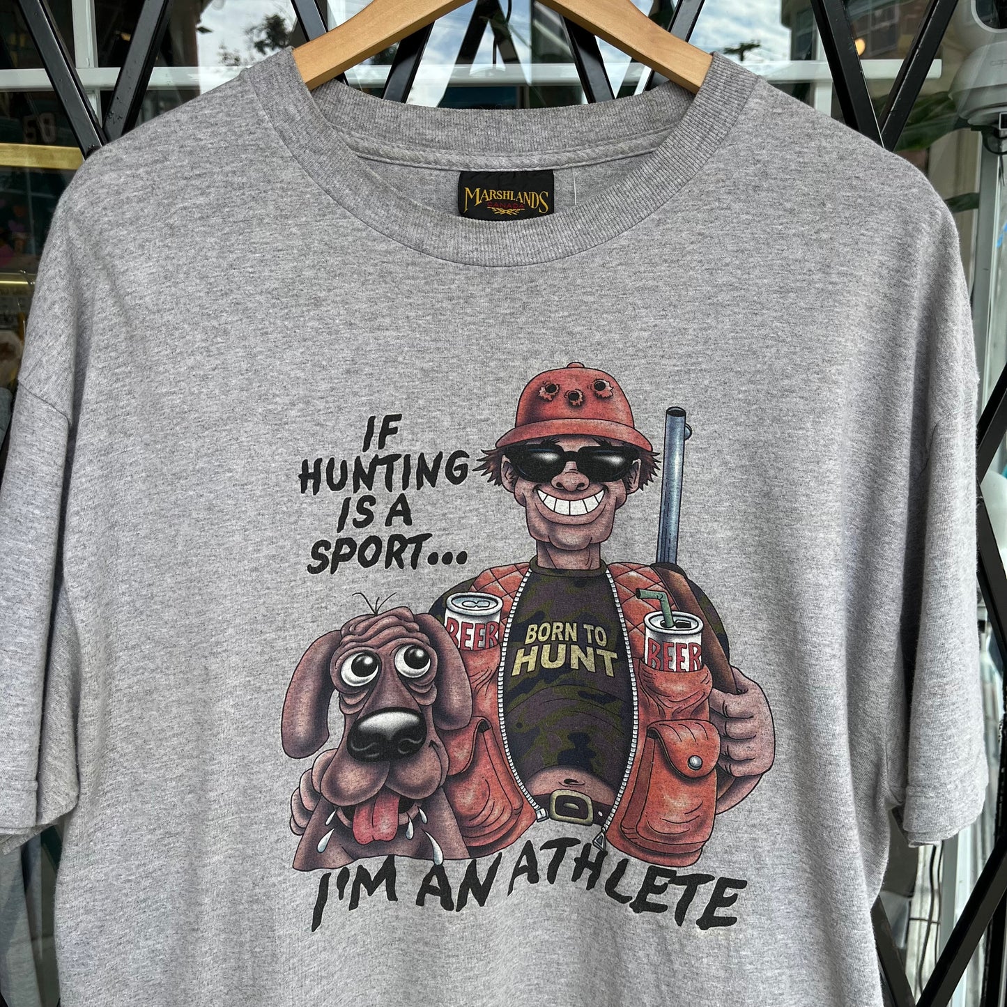 Vintage 90s Hunting Tee - Size XL