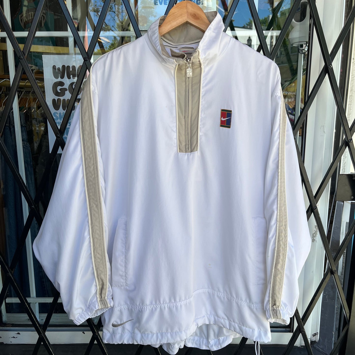 Vintage Nike Tennis Pullover Windbreaker - Size XL