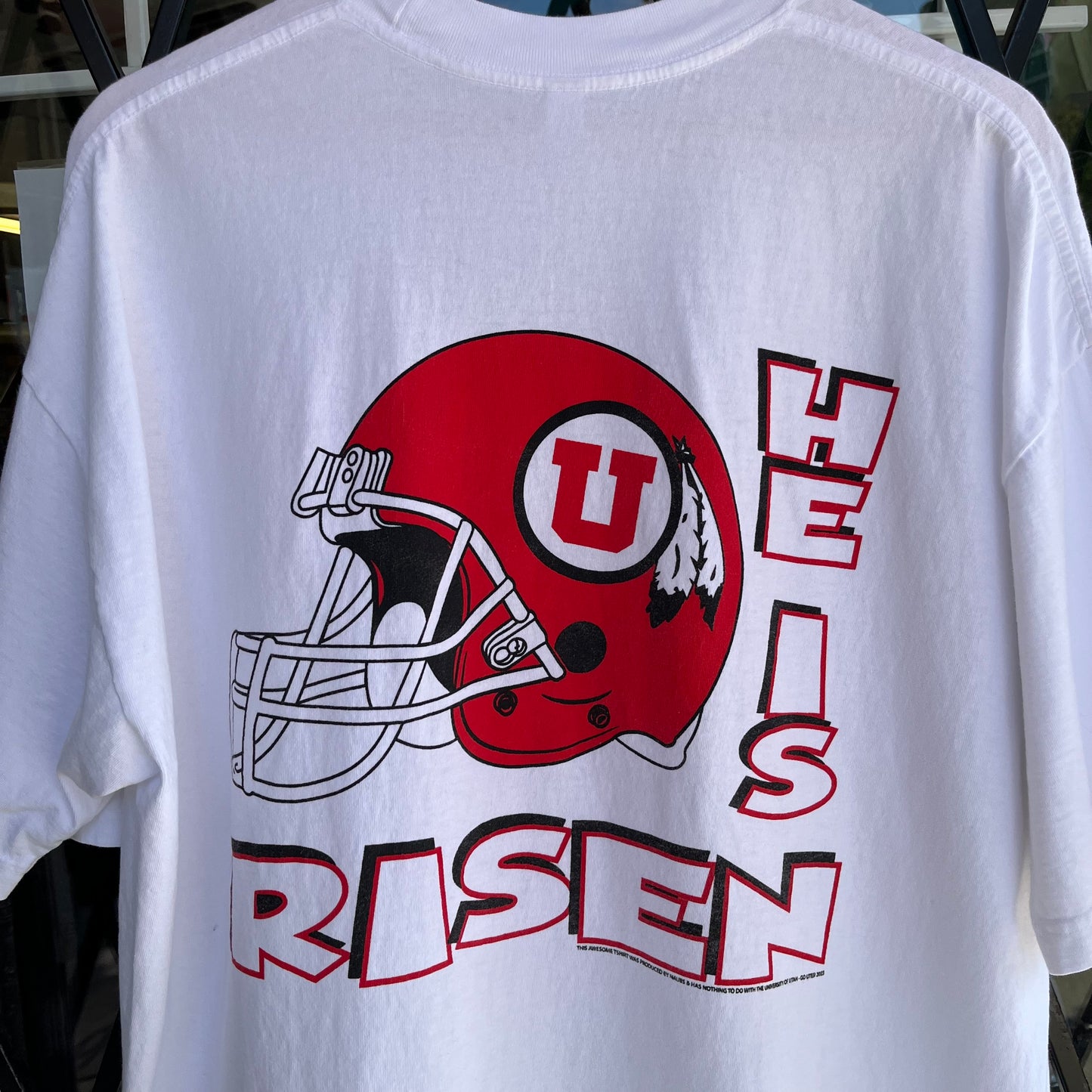 2023 Cam Rising Utah Football Tee - Size XL