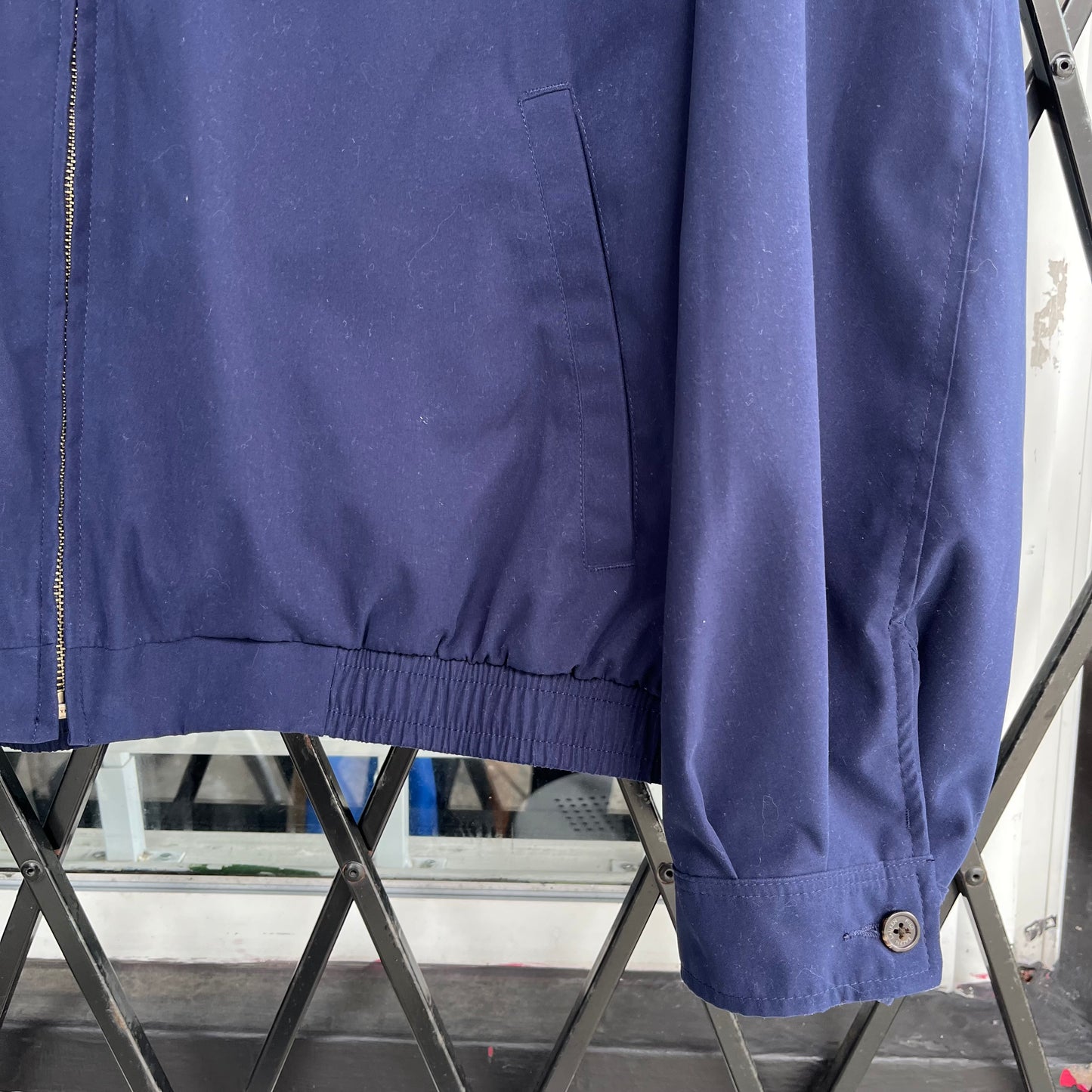 Vintage Polo Ralph Lauren Harrington Jacket Navy - Size XL