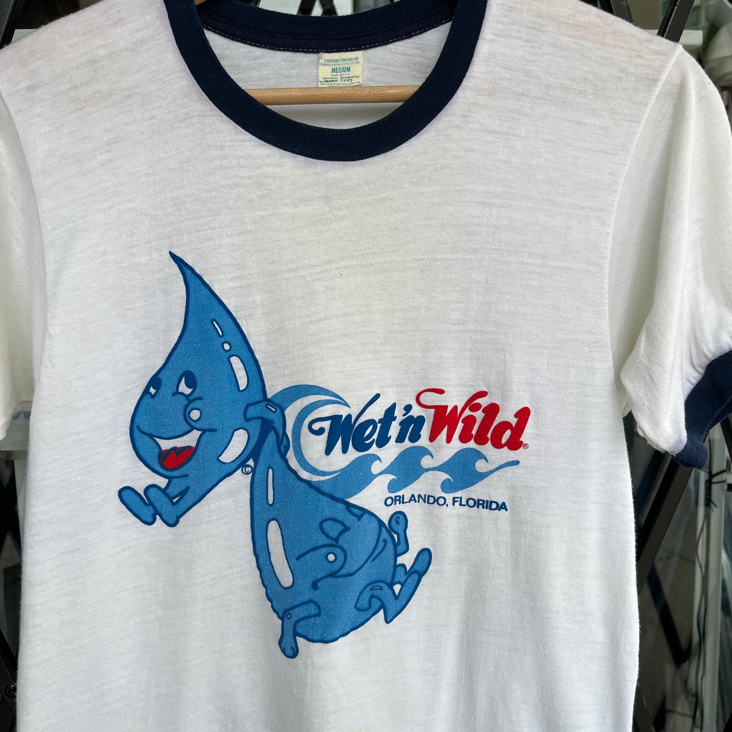 1980’s Wet N Wild Water Park Ringer Tee - Size M