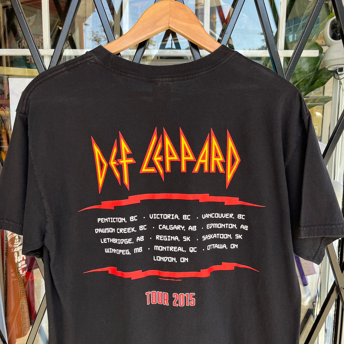 2015 Def Leppard Tour Tee - Size L