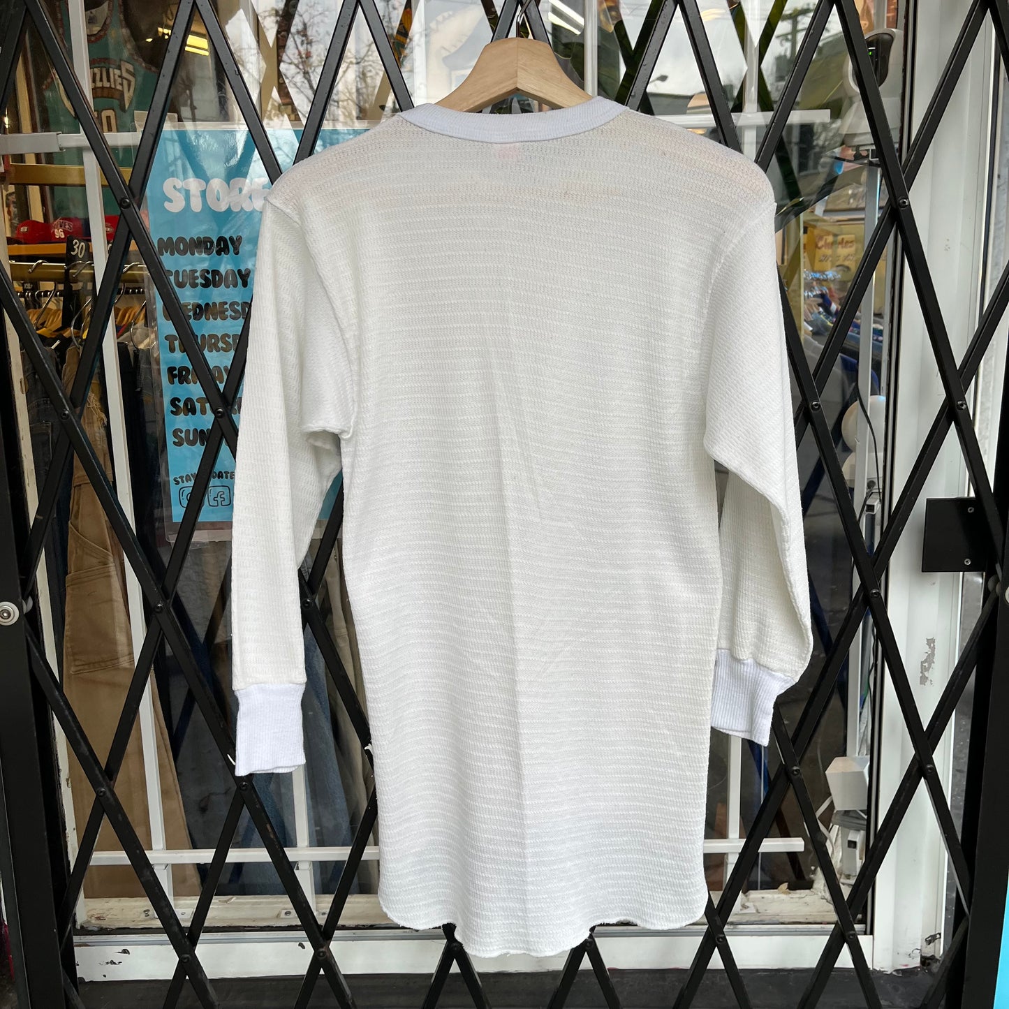 1970’s Hanes Thermal Waffle Long Sleeve - Size M