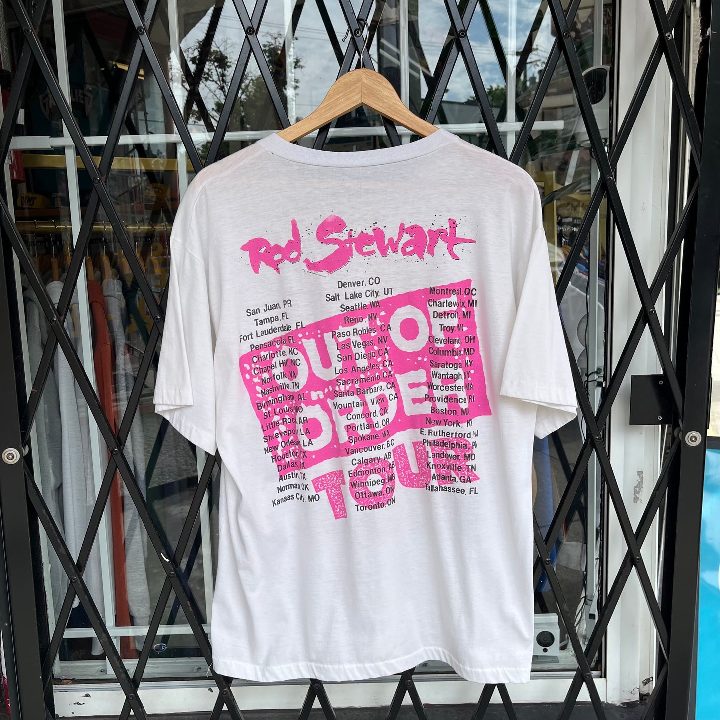 Vintage 1988 Rod Stewart Tour Tee - Size XL