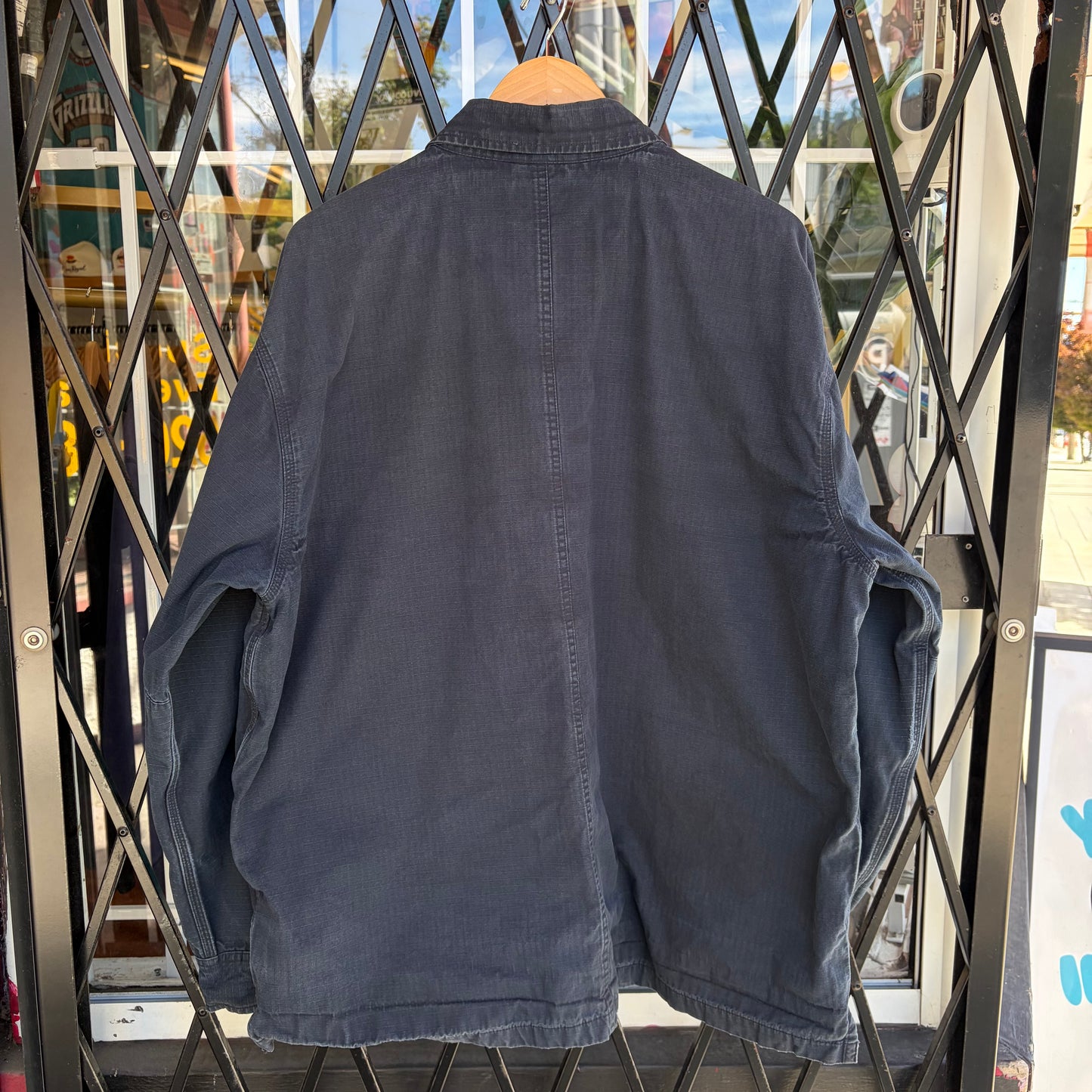 Carhartt Snap Button Plaid Lined Chore Jacket - Size XL