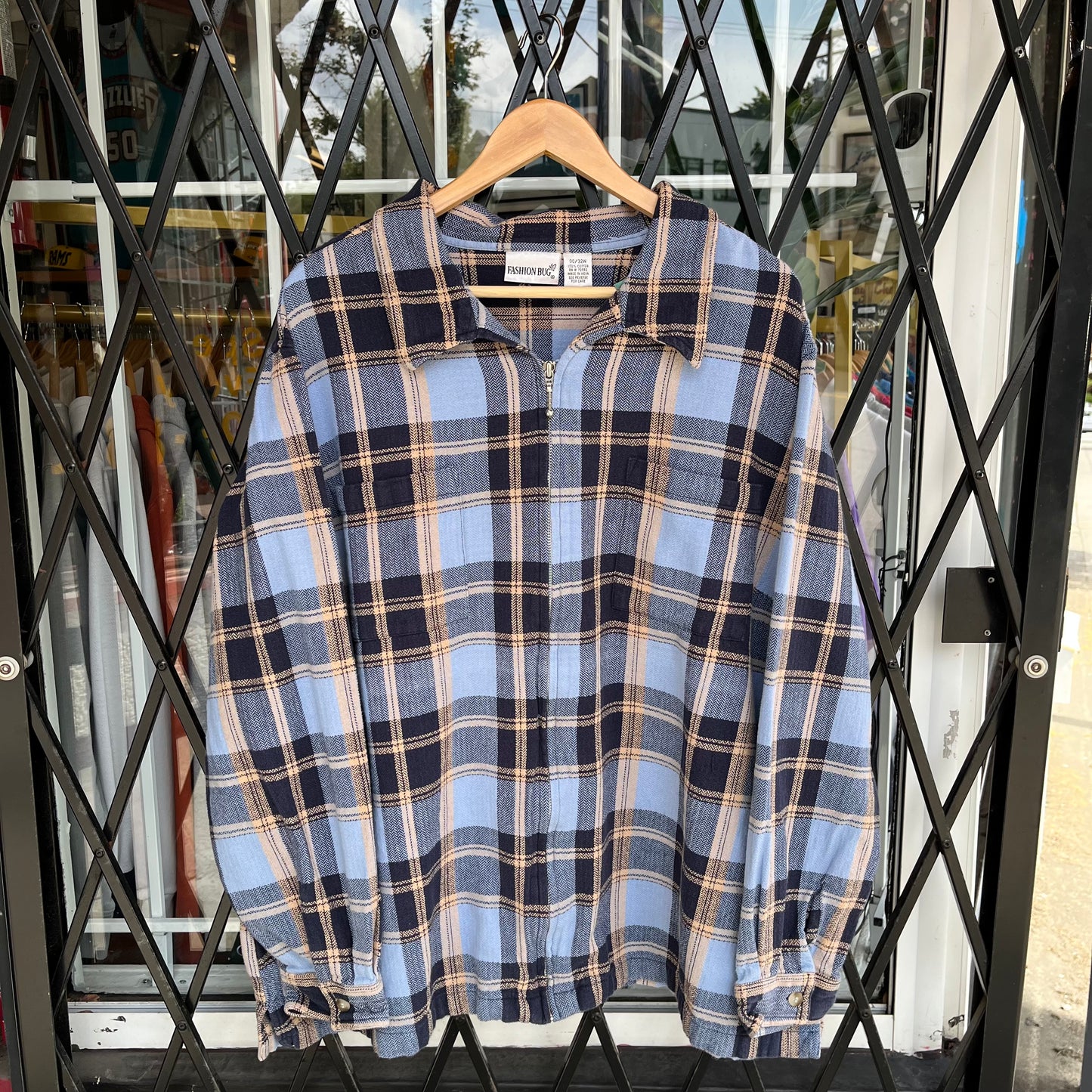 Vintage Oversized Zip Up Jacket - Size XXL