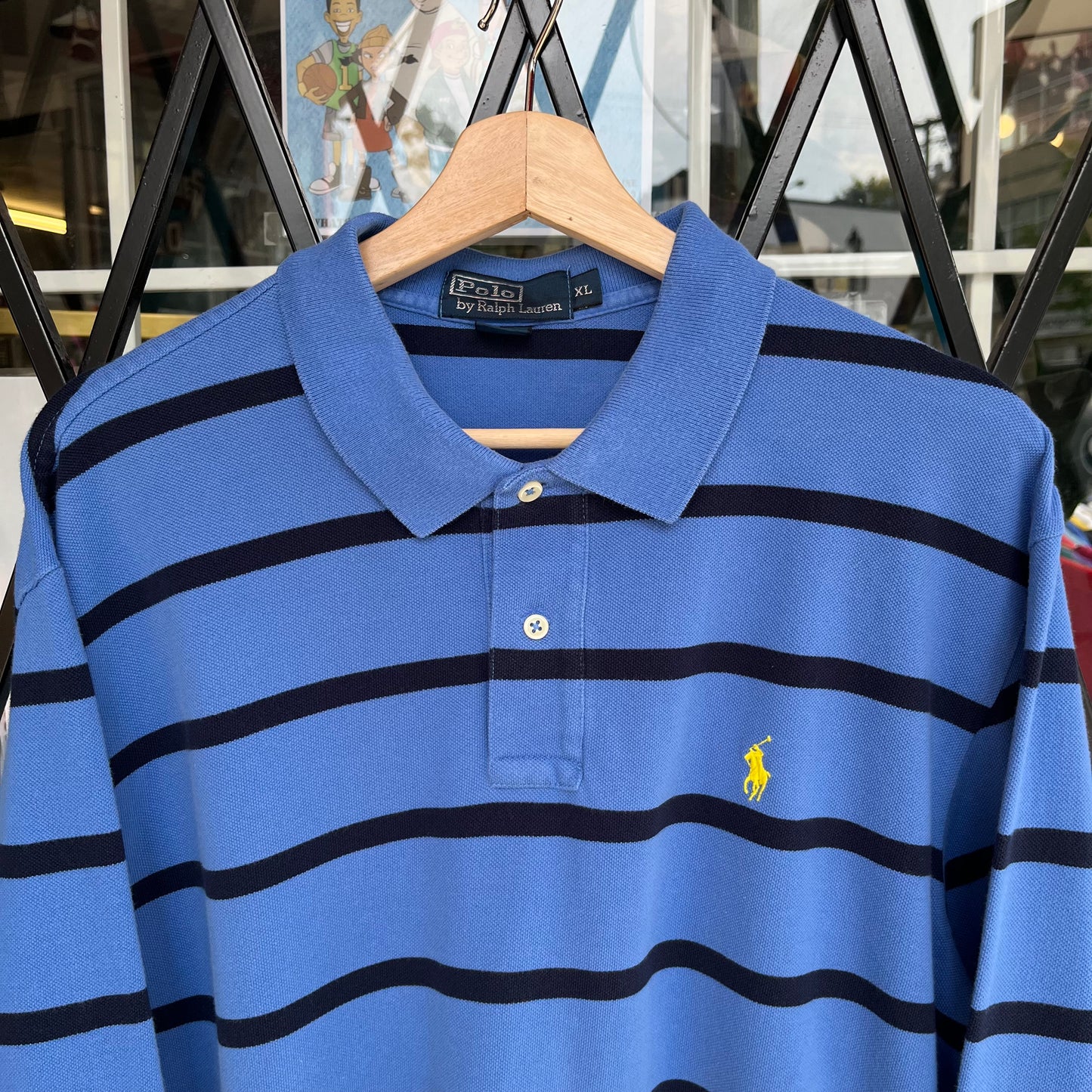Vintage Polo Ralph Lauren Striped Long Sleeve - Size XL