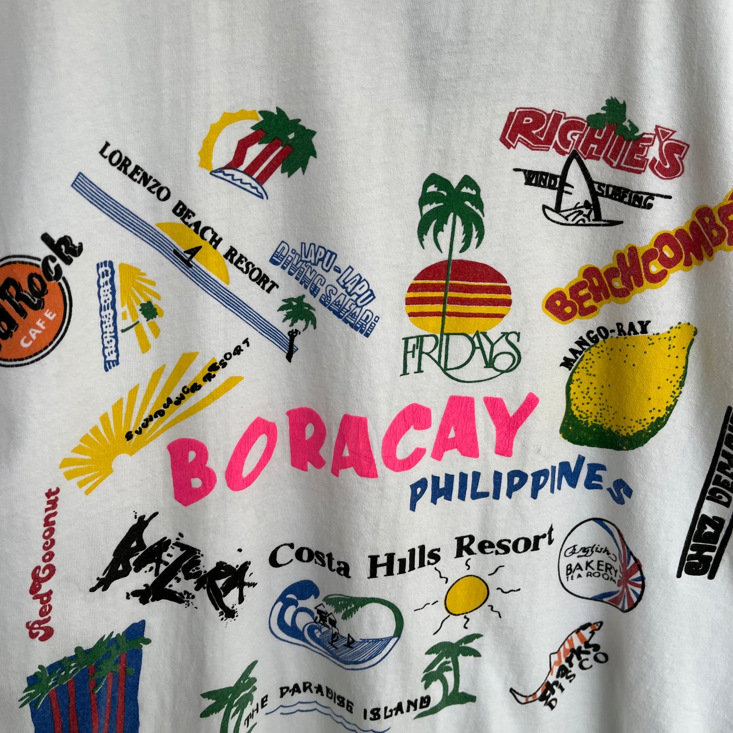 Vintage Philippines Souvenir Tee - Size L
