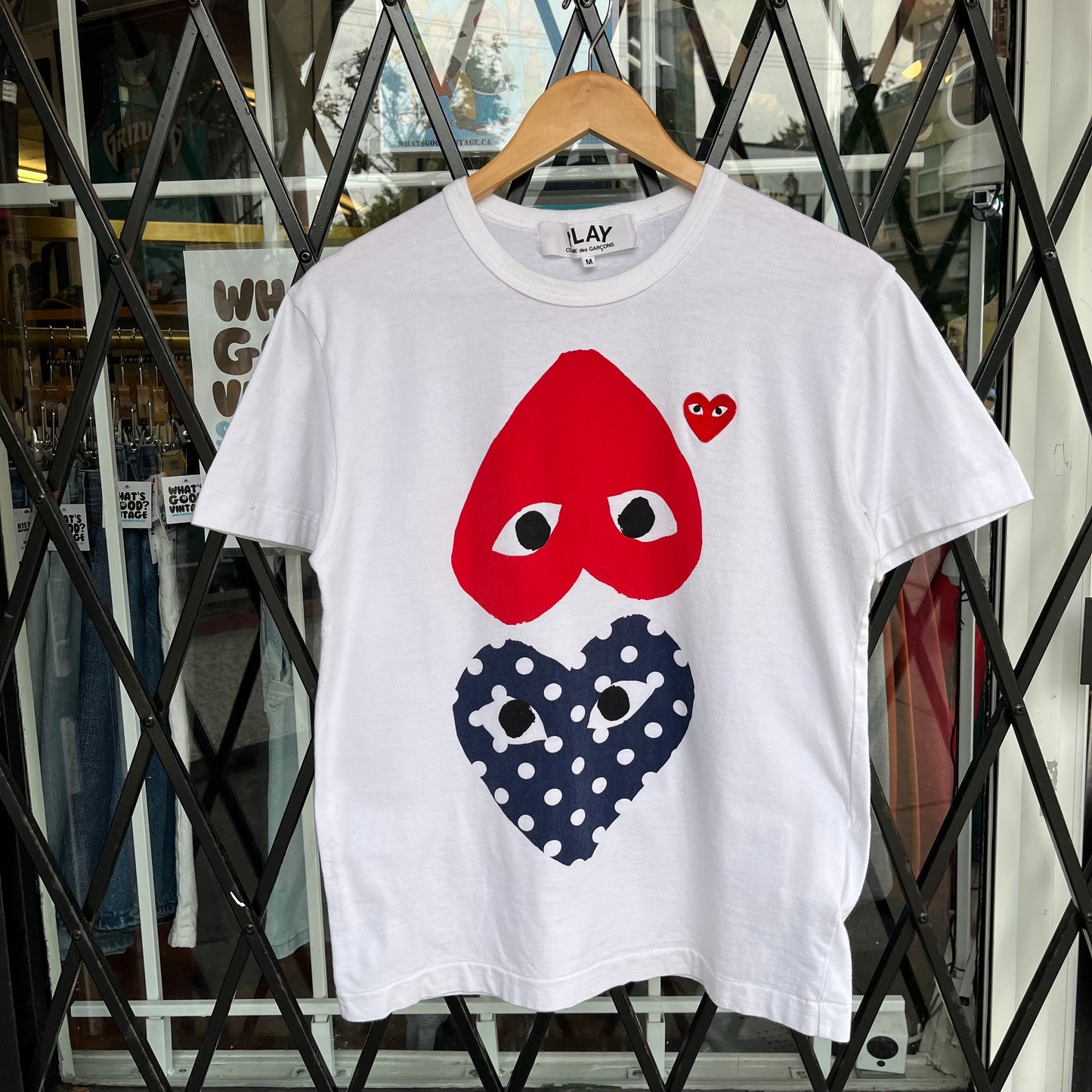 CDG PLAY Tee - Size M