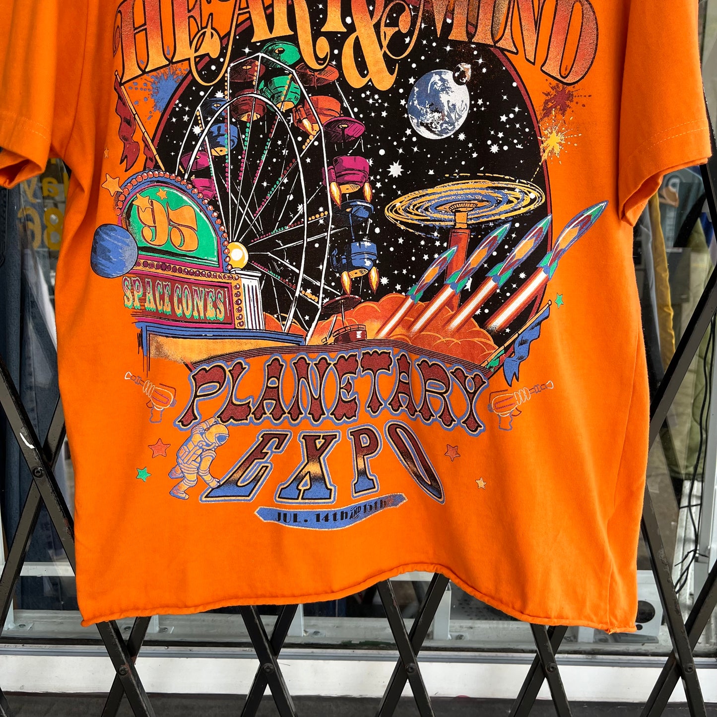 Billionaire Boys Club Planetary Expo Cropped Tee - Size M