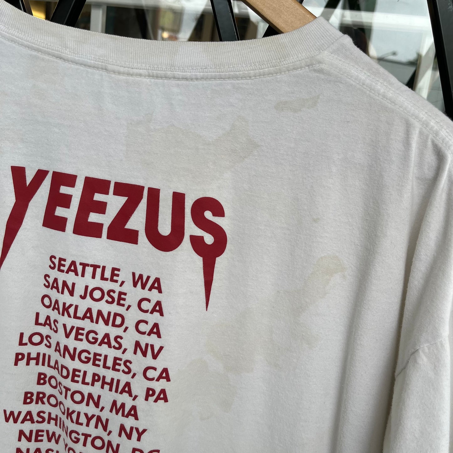 2013 Yeezus Tour Tee - Fits Size L