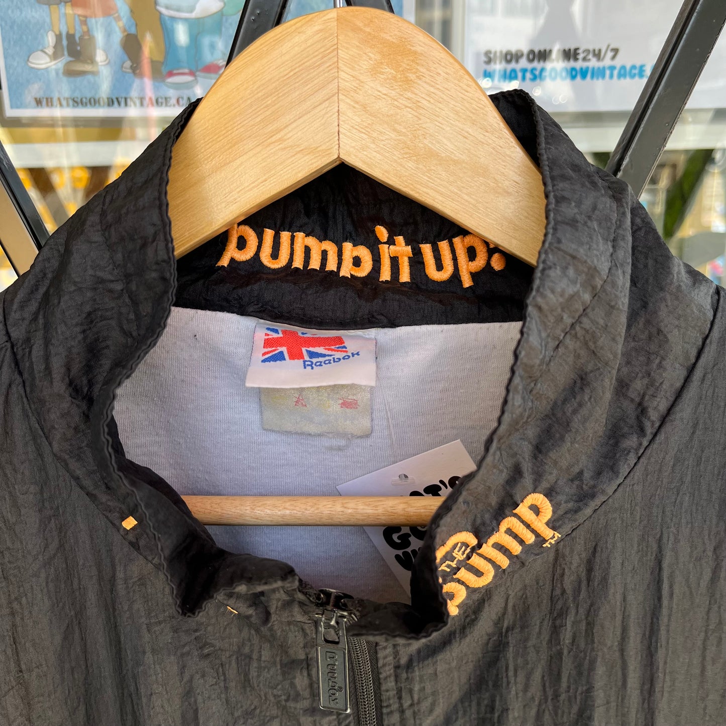 Vintage Reebok BlackTop Windbreaker - Size XL