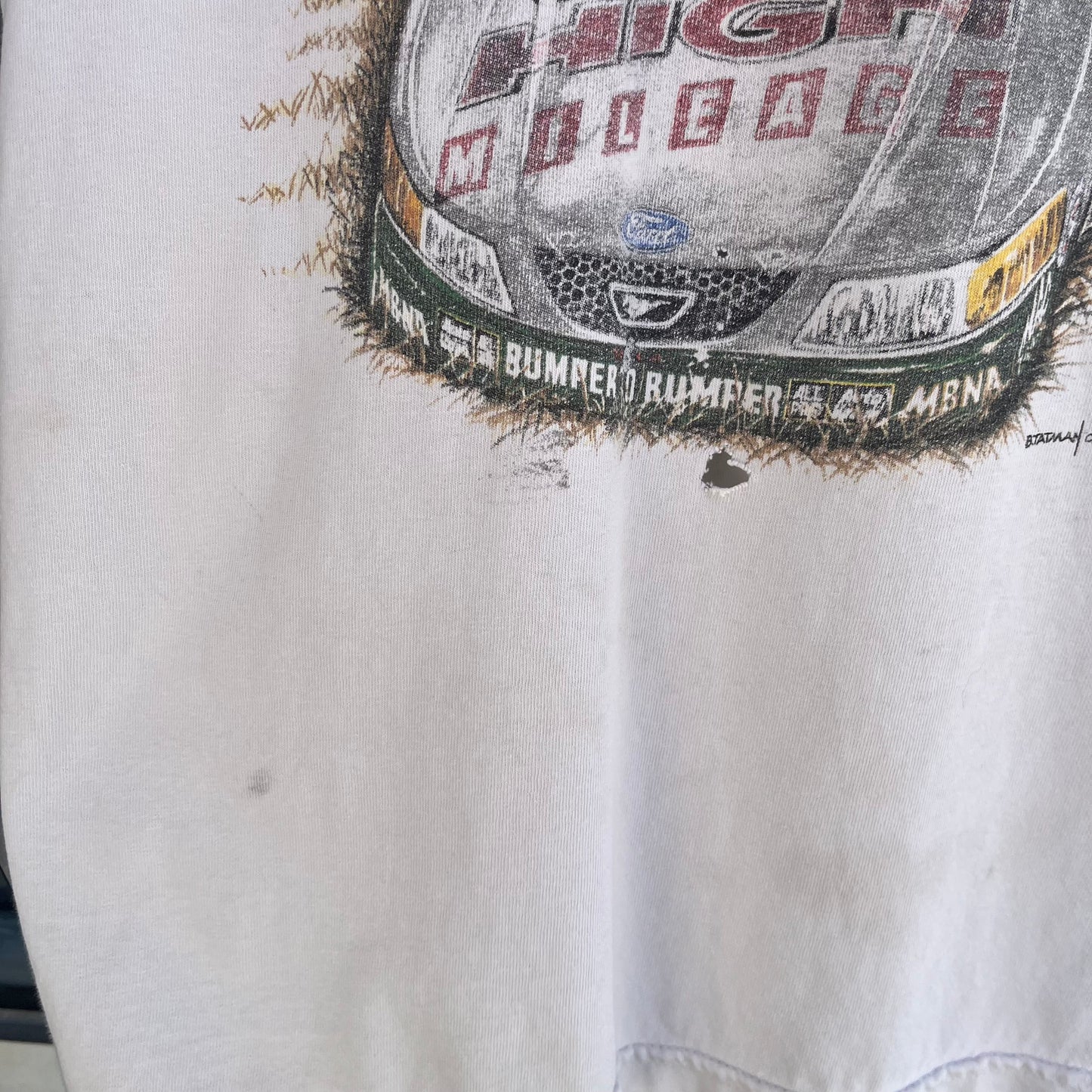 Distressed 2003 John Force Racing Tee - Size L