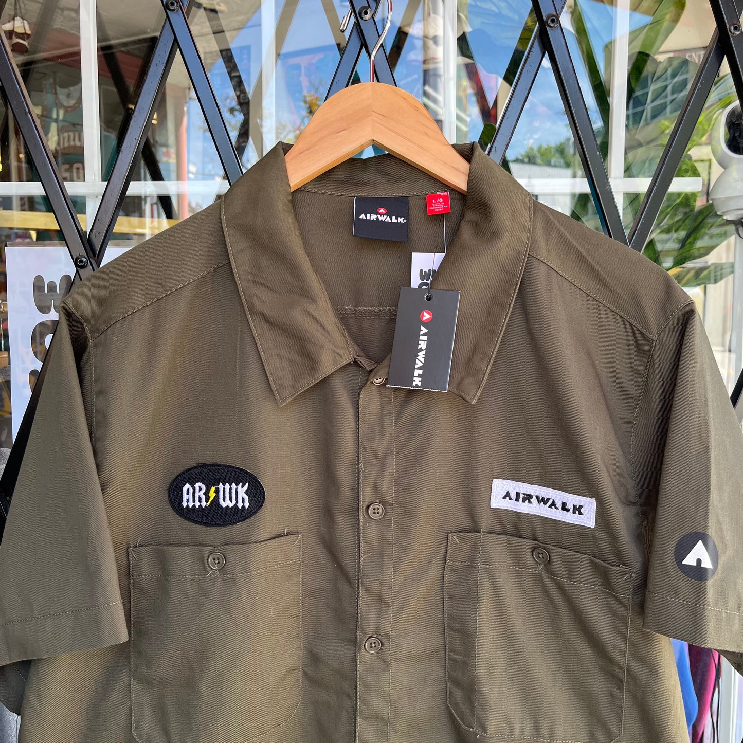 Y2K Airwalk Button Up Shirt - Size L