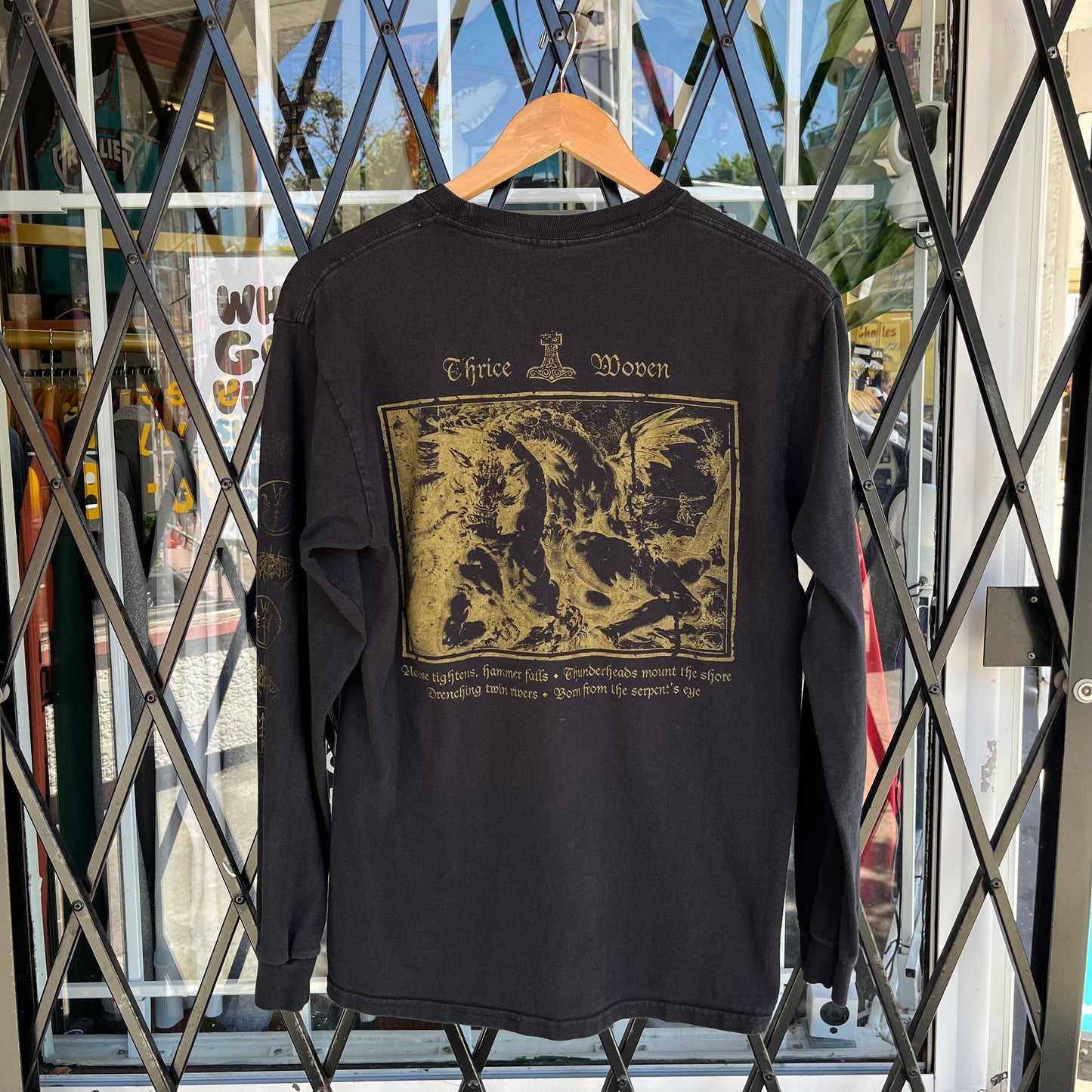 Wolves Black Metal Band Long Sleeve - Size M