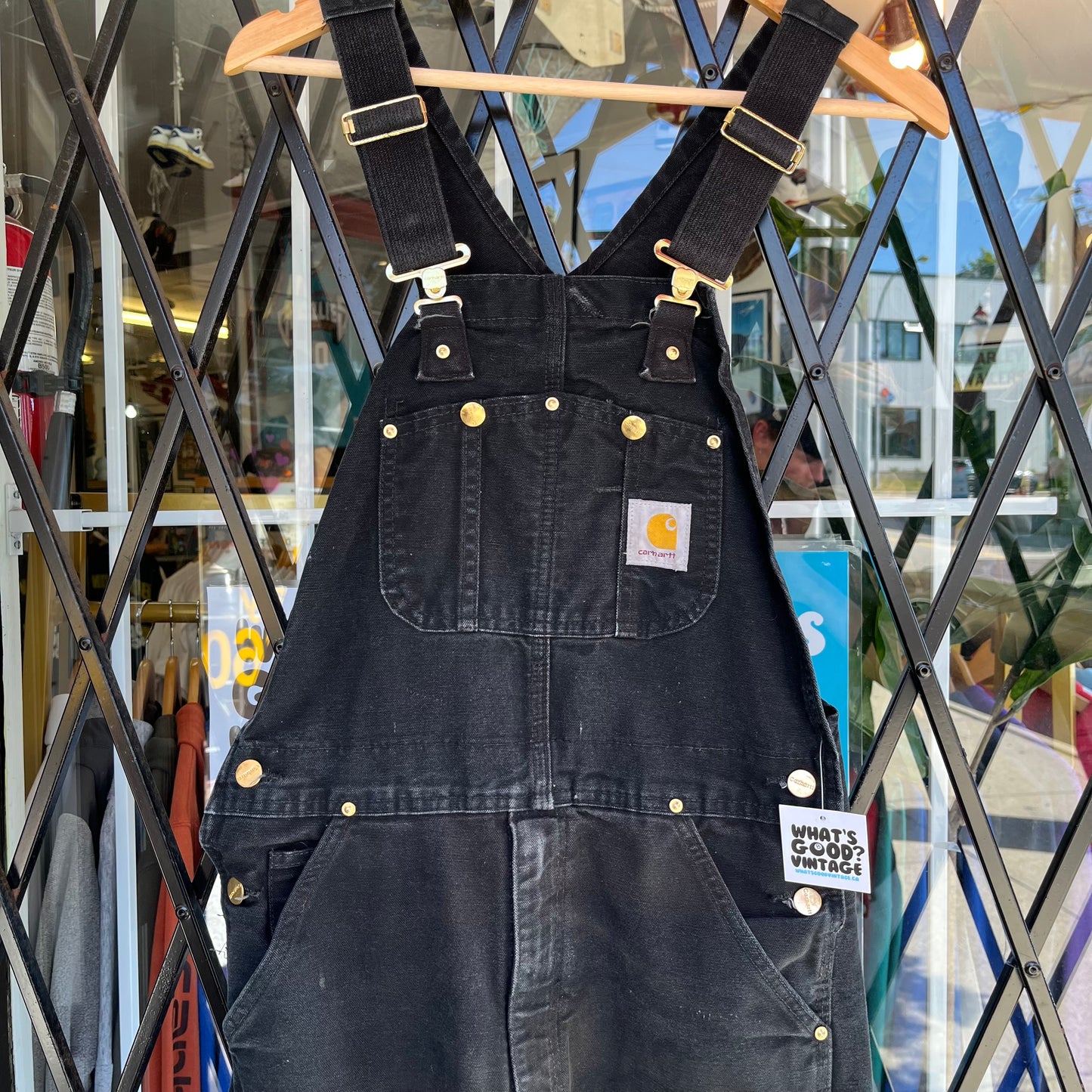 Carhartt Black Overalls - Size 32W