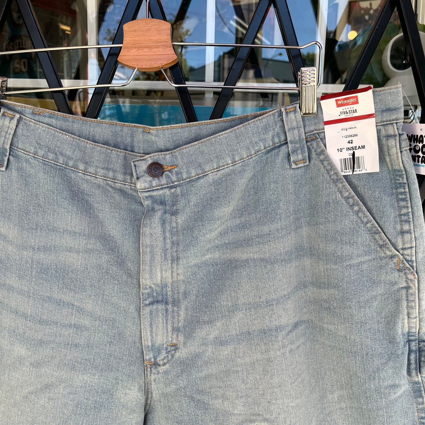Deadstock Wrangler Carpenter Denim Shorts - Size 42W