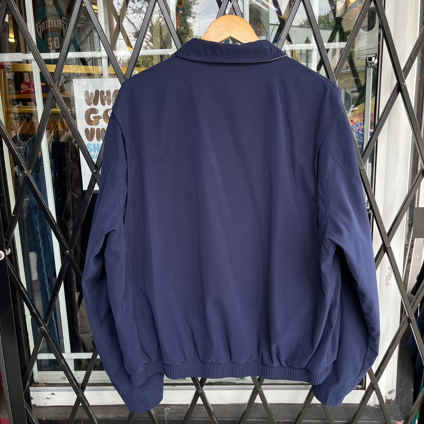 Vintage Polo Ralph Lauren Harrington Jacket Navy - Size XL