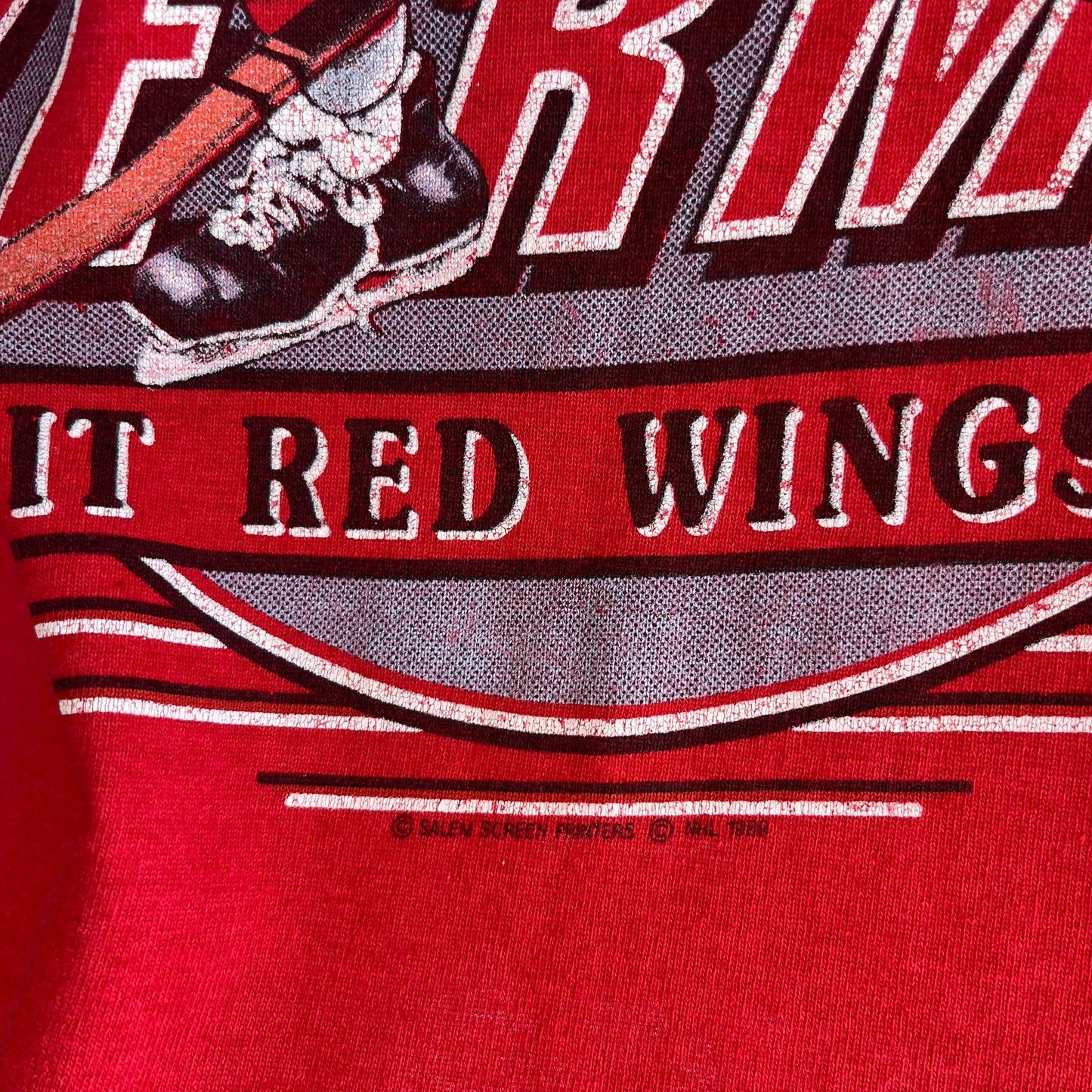 1989 Salem Steve Yzerman Redwings Bobblehead Tee - Size M