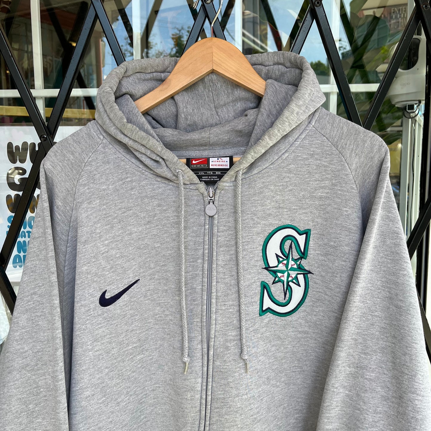 Vintage Nike Seattle Mariners Hoodie - Size XXL