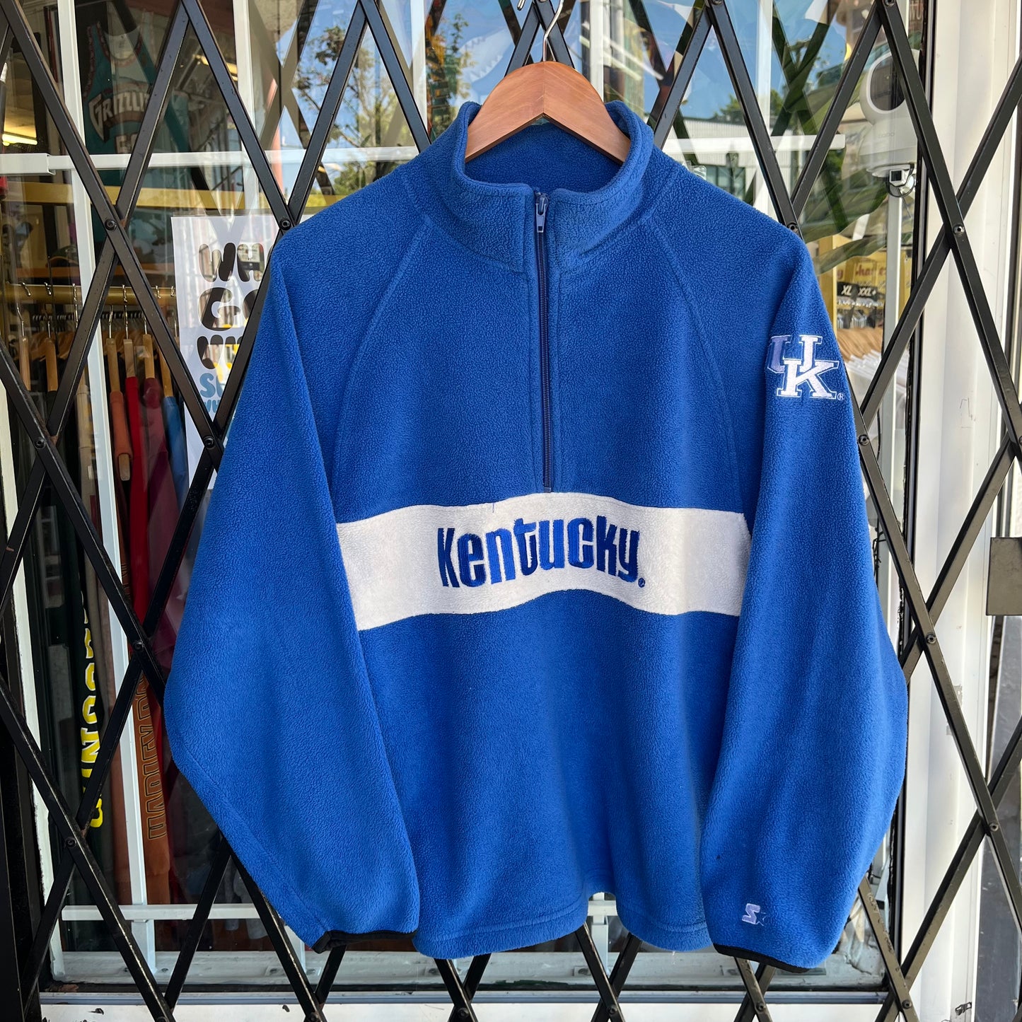 Vintage Starter Kentucky University Fleece Sweater - Size Youth XL