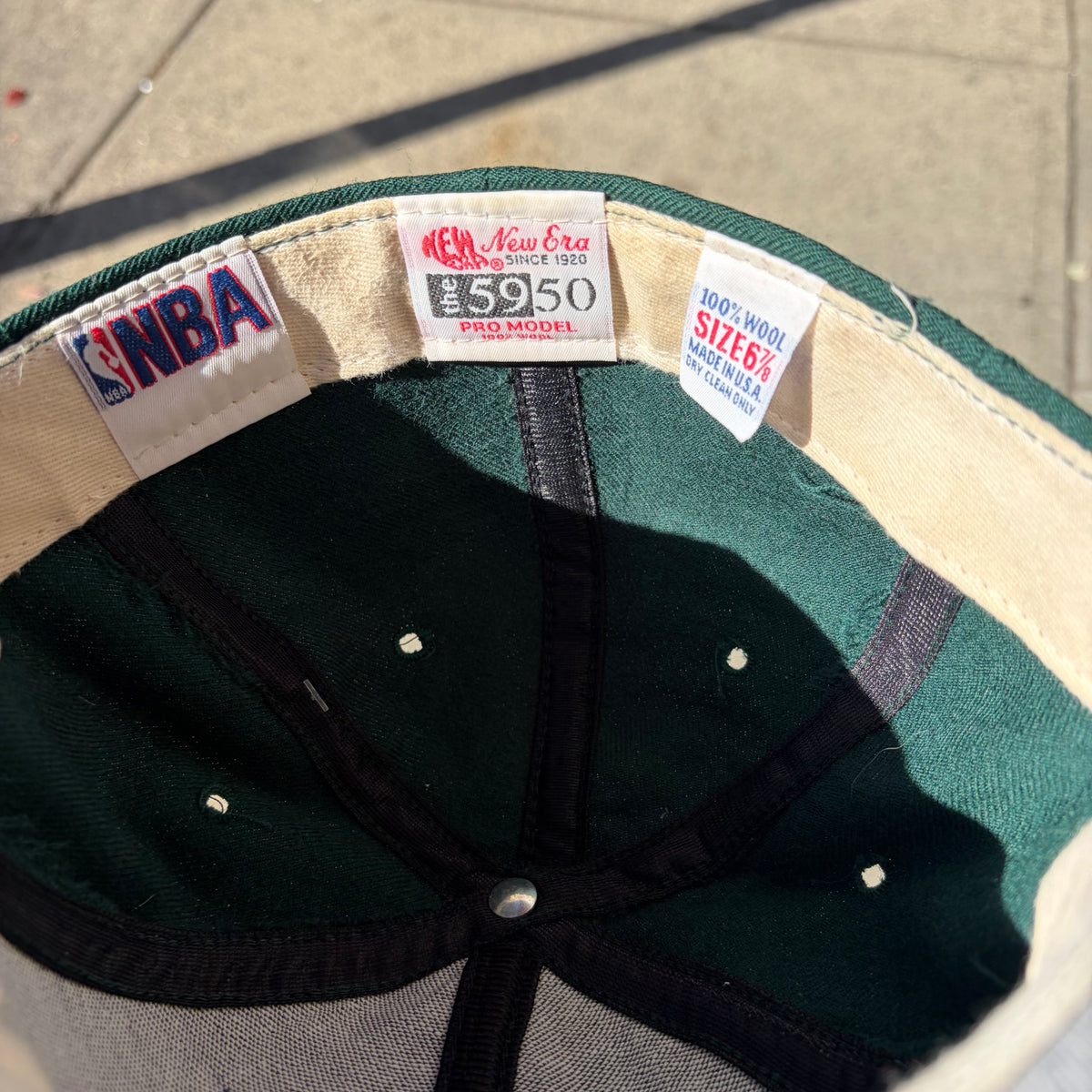 Vintage Seattle Sonics Fitted Hat - Size 6 7/8
