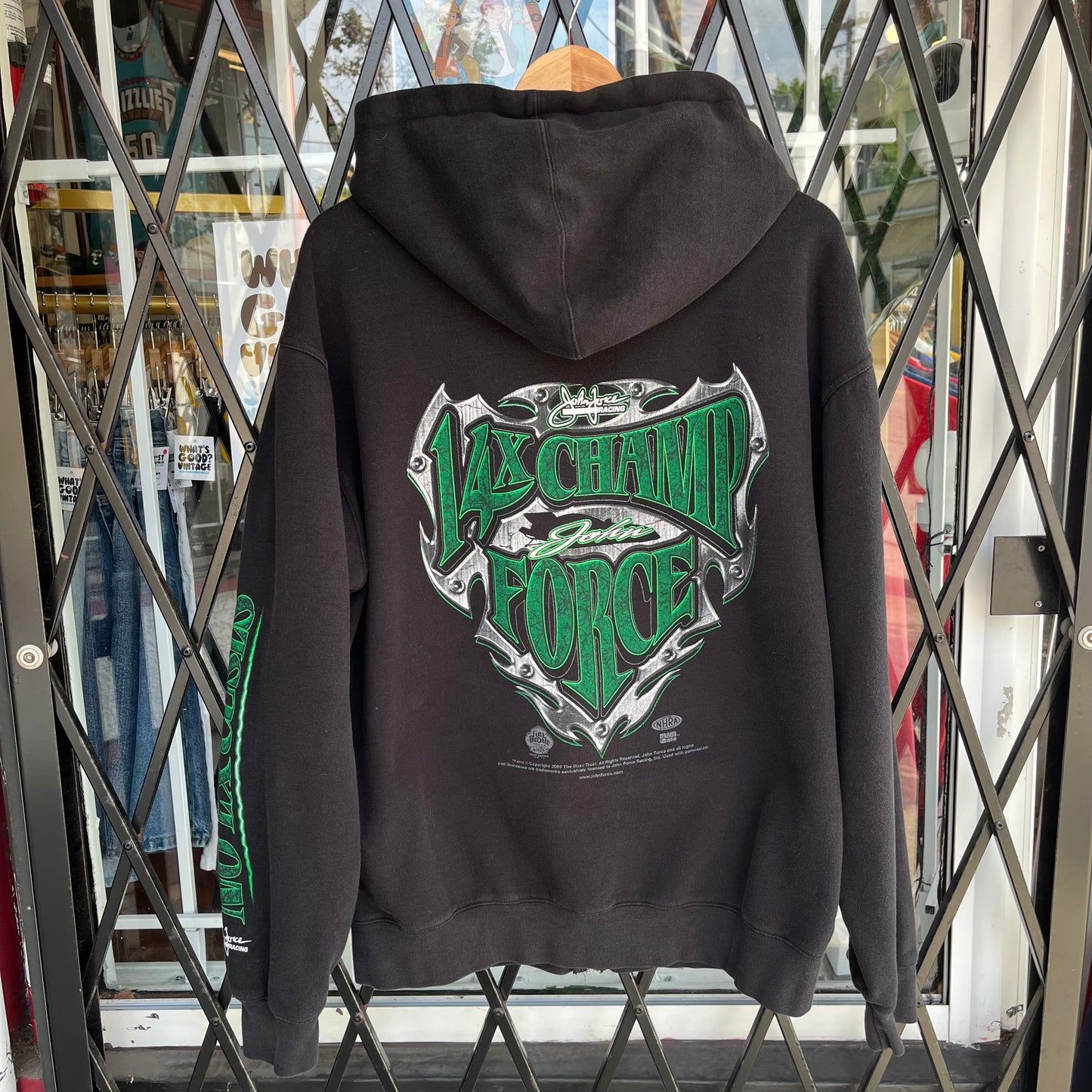 2009 John Force Racing Hoodie - Size L