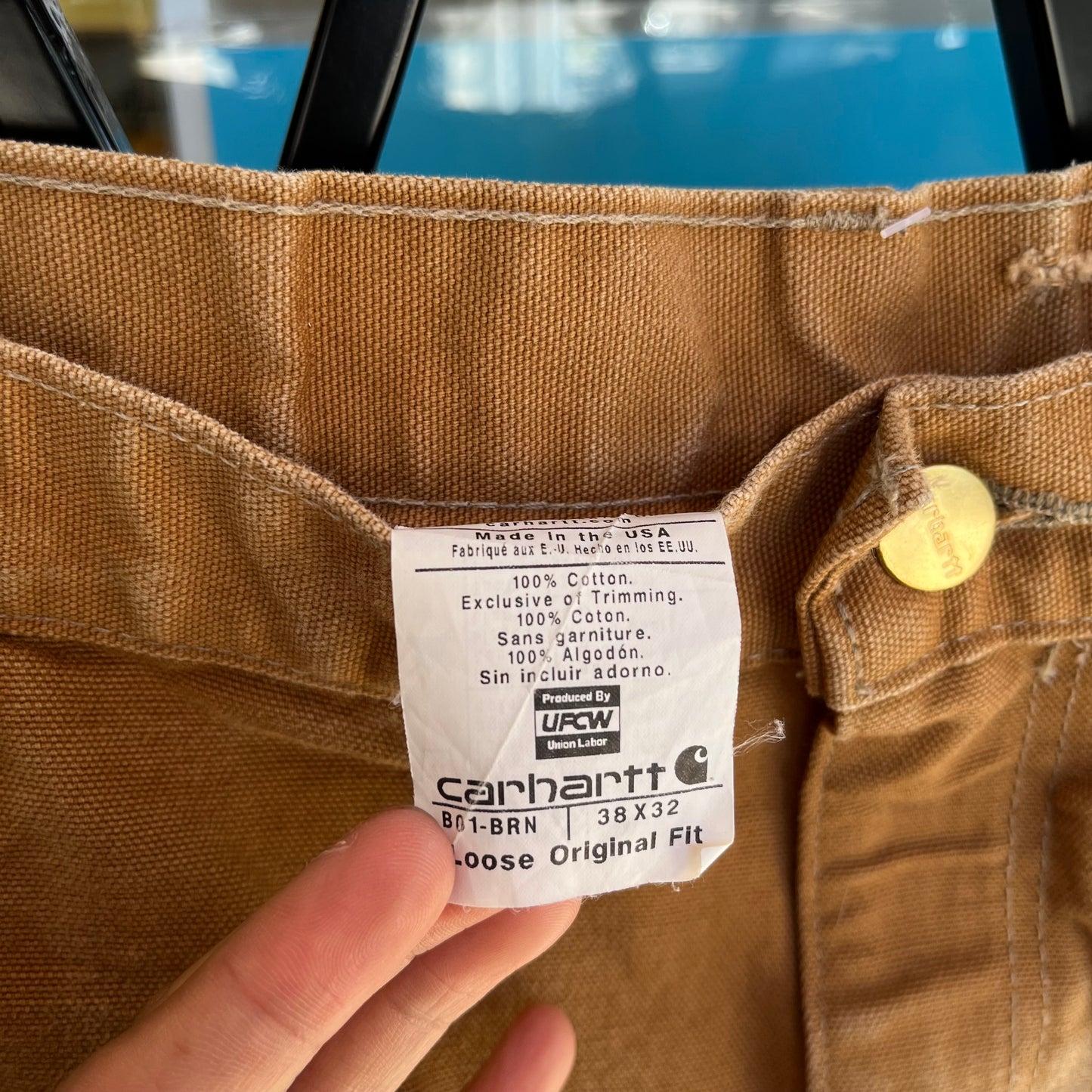Carhartt Double Knee Work Pants - Size 38W