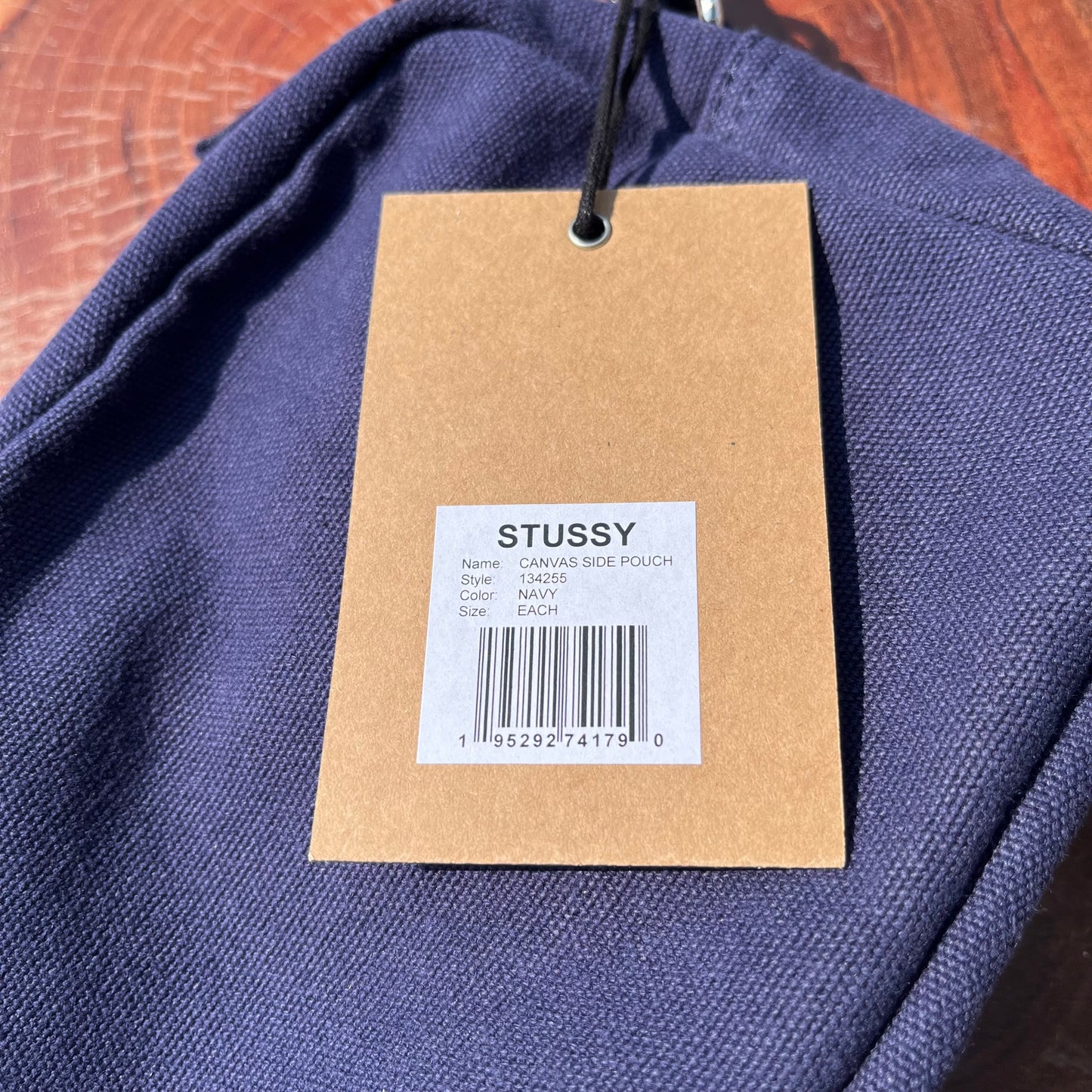 Stussy Canvas Side Pouch Navy