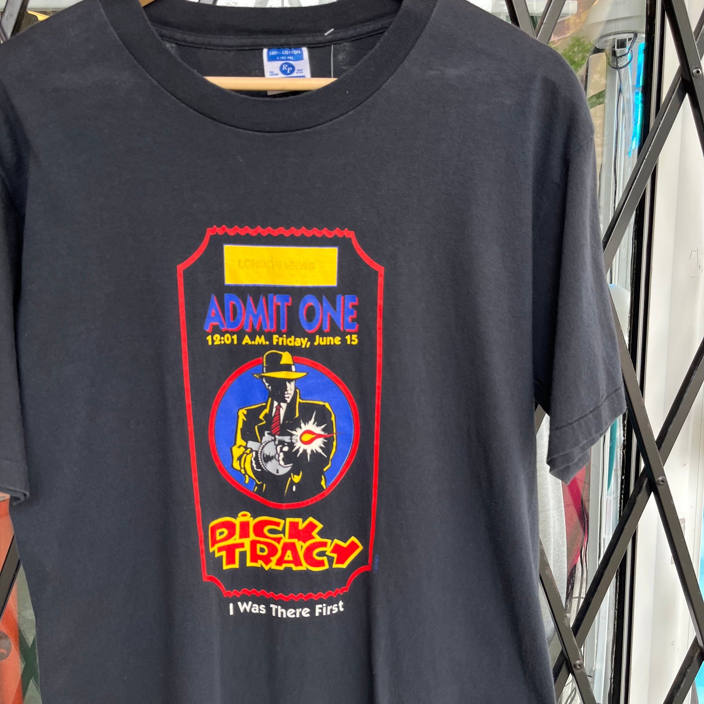 Vintage Disney Dick Tracy Movie Promo Tee - Size L